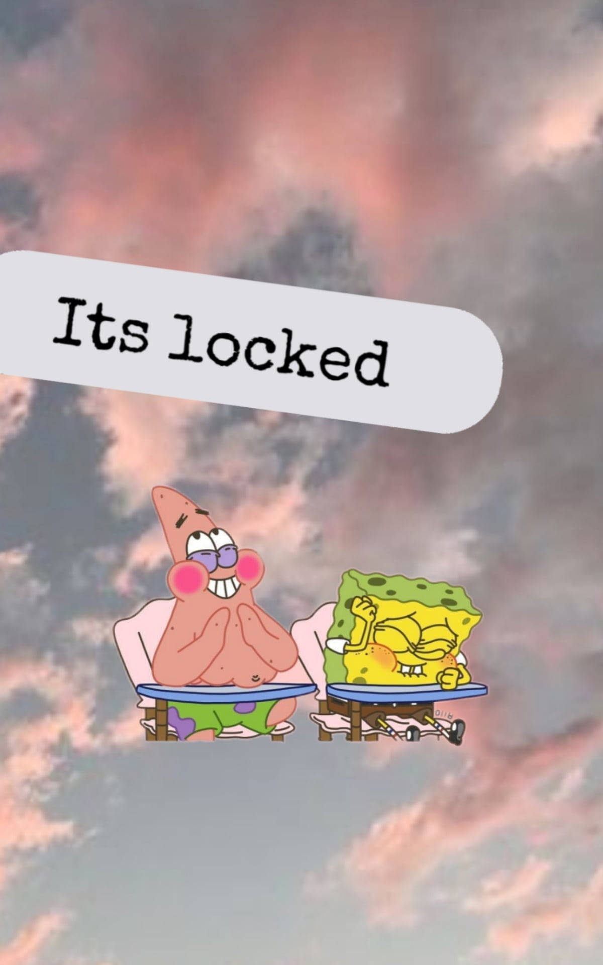 Nakakatawang SpongeBob Screen Aesthetic Wallpaper