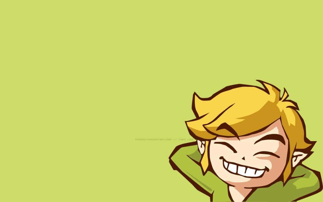 Nakakatawang Toon Link Wallpaper