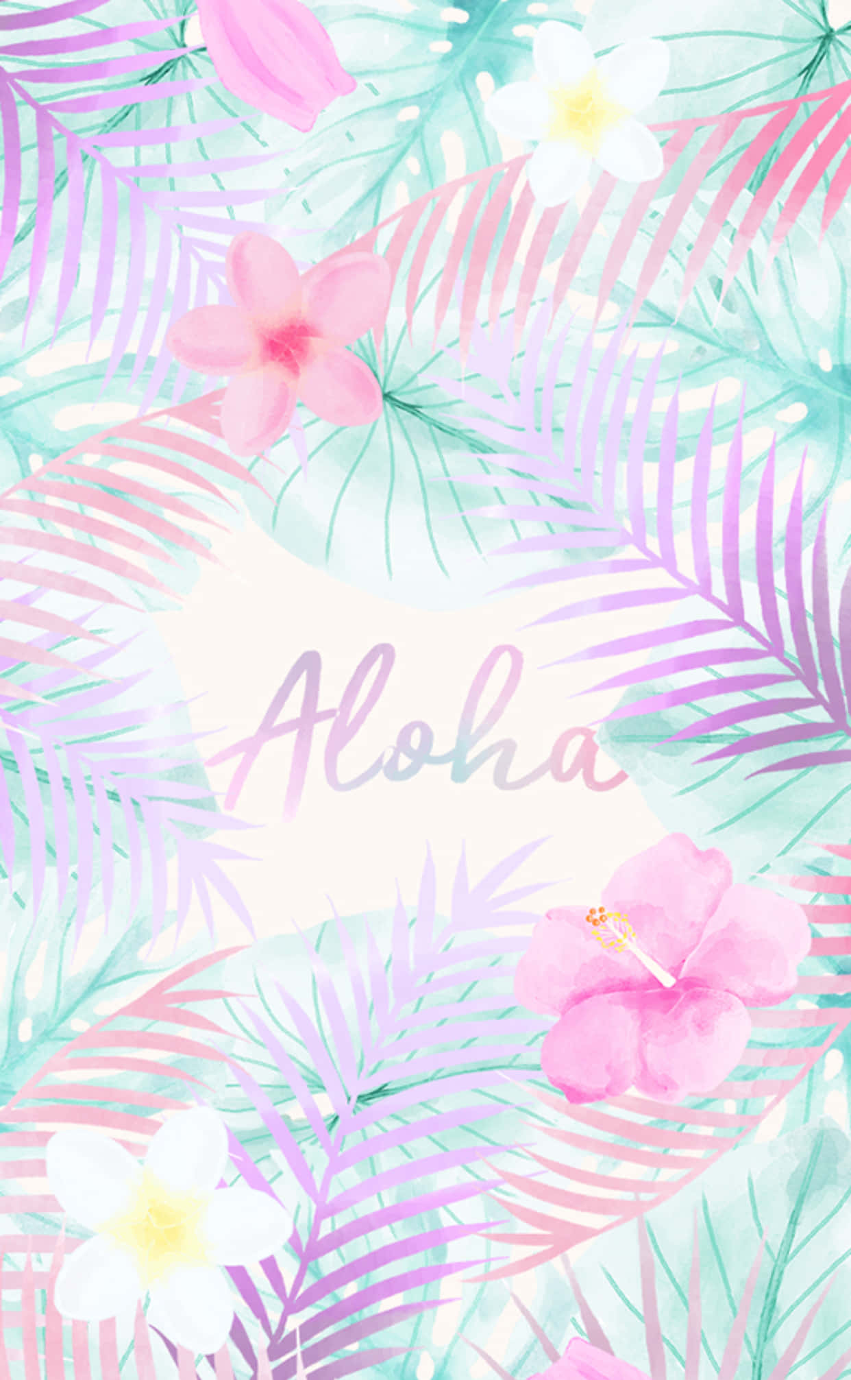 Nakakatuwang Aloha Summer iPhone Wallpaper