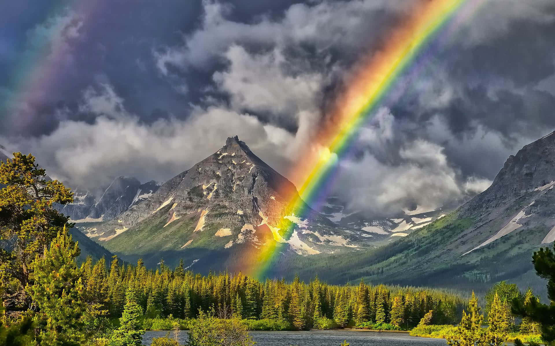 Nakakawing Rainbow Aesthetic Background Wallpaper