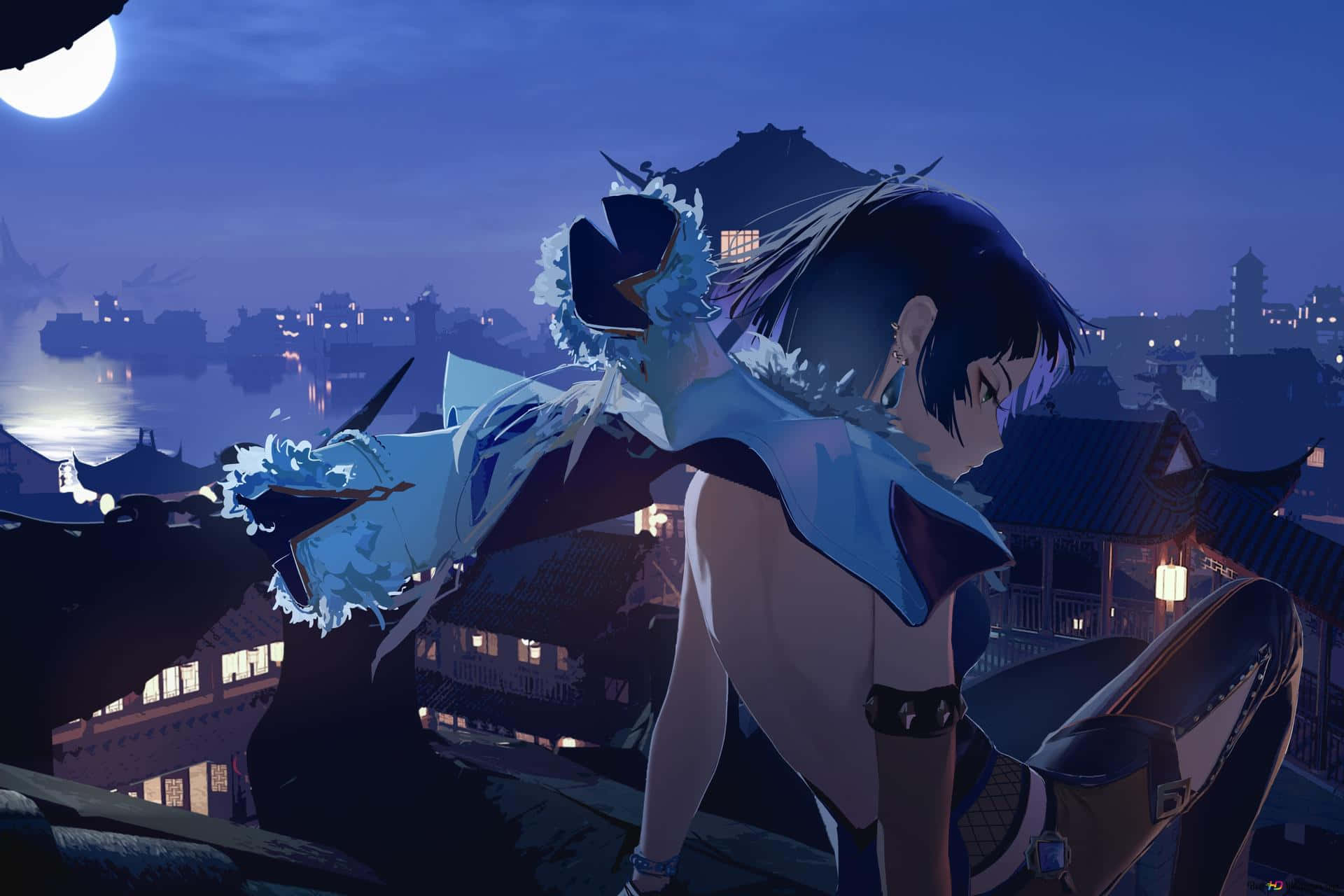 Nakamamang Tanawin ng Anime Wallpaper