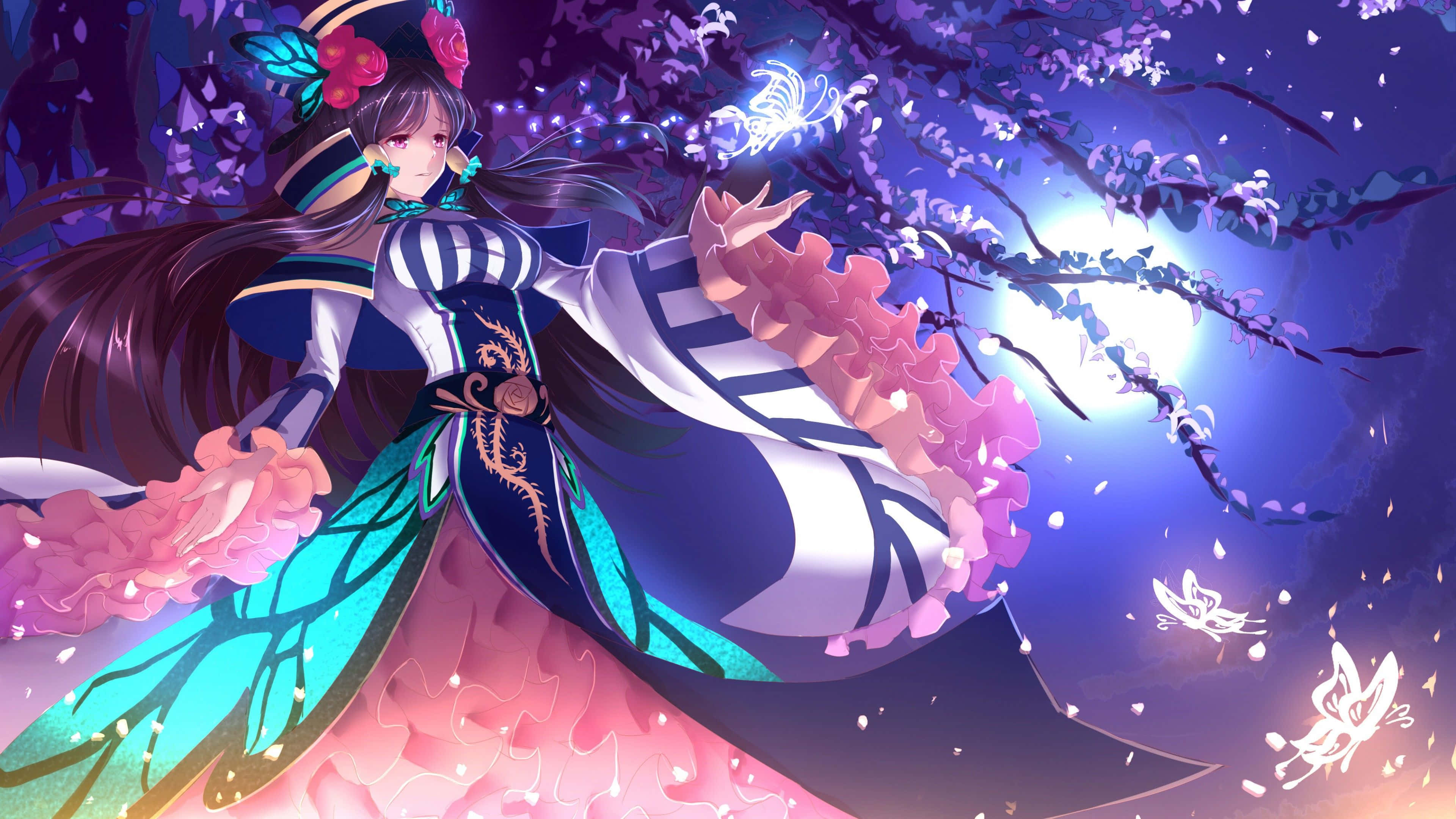 Nakamamanghang 4K Anime Scene Wallpaper