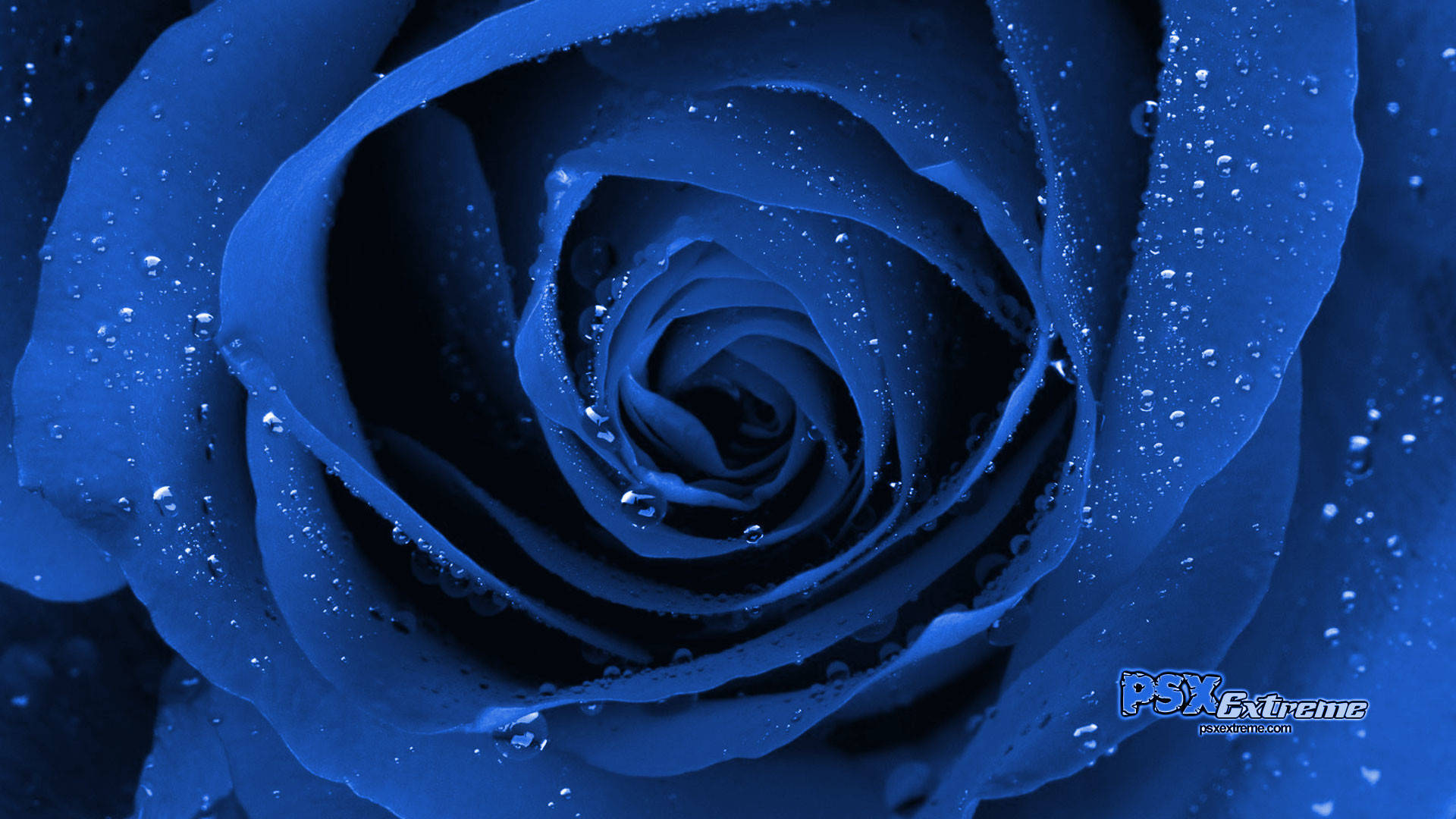 Nakamamanghang Cool Blue Landscape Wallpaper