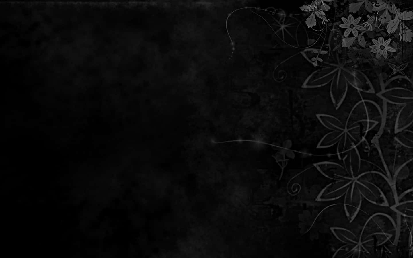 Nakamamanghang Madilim na Floral na Wallpaper
