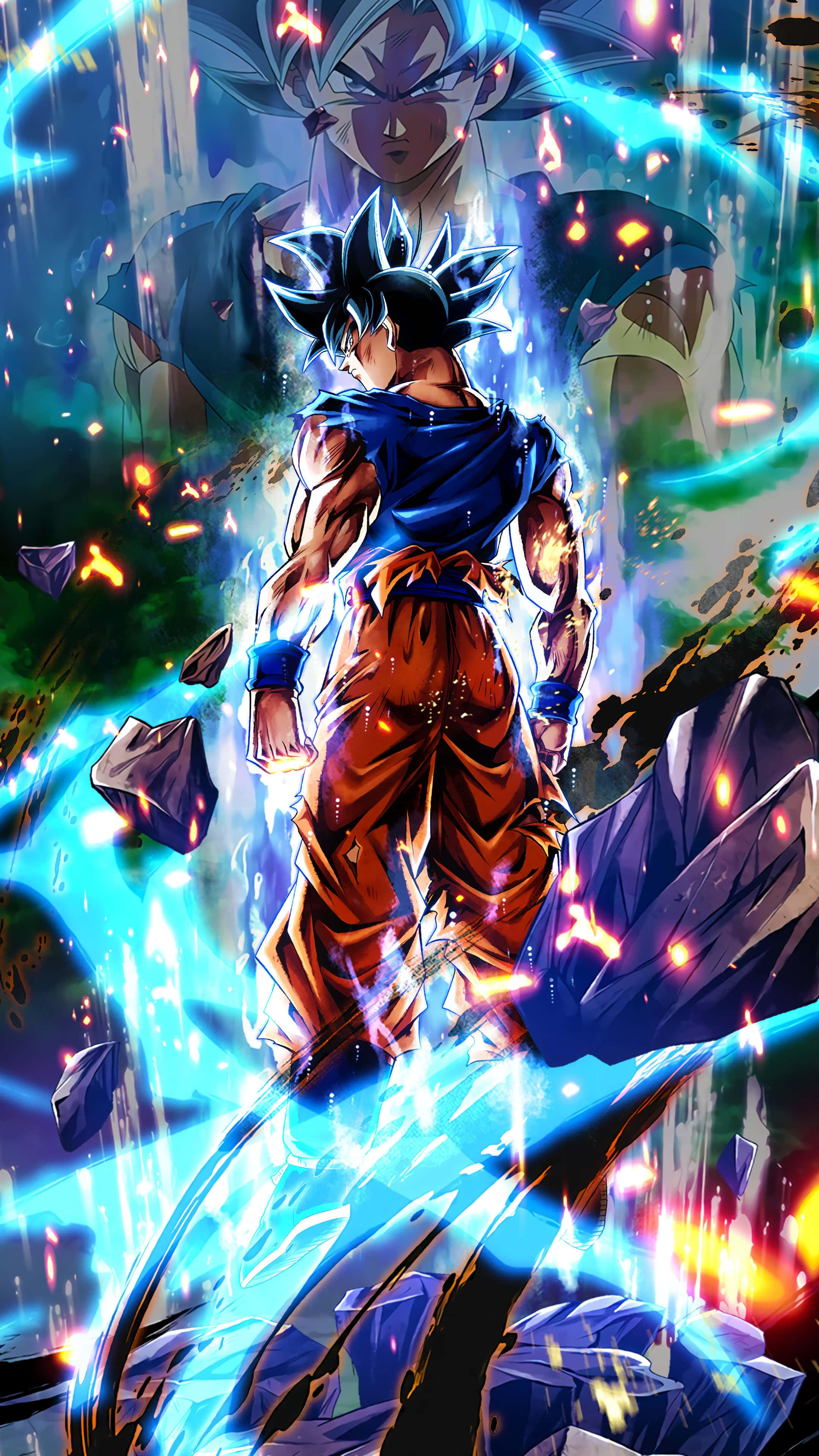 Nakamit ni Goku ang Pagbabagong Ultra Instinct Wallpaper