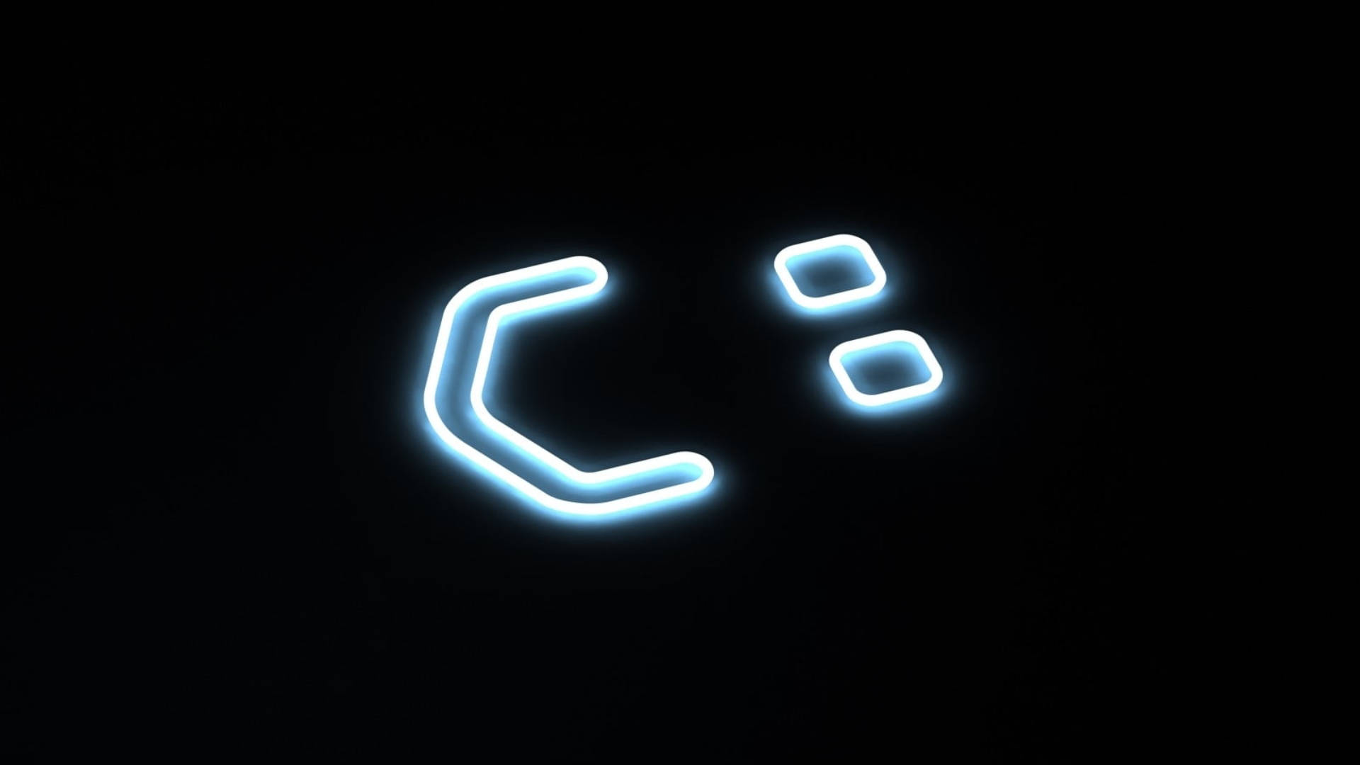 Nakangiting Neon Smile Wallpaper