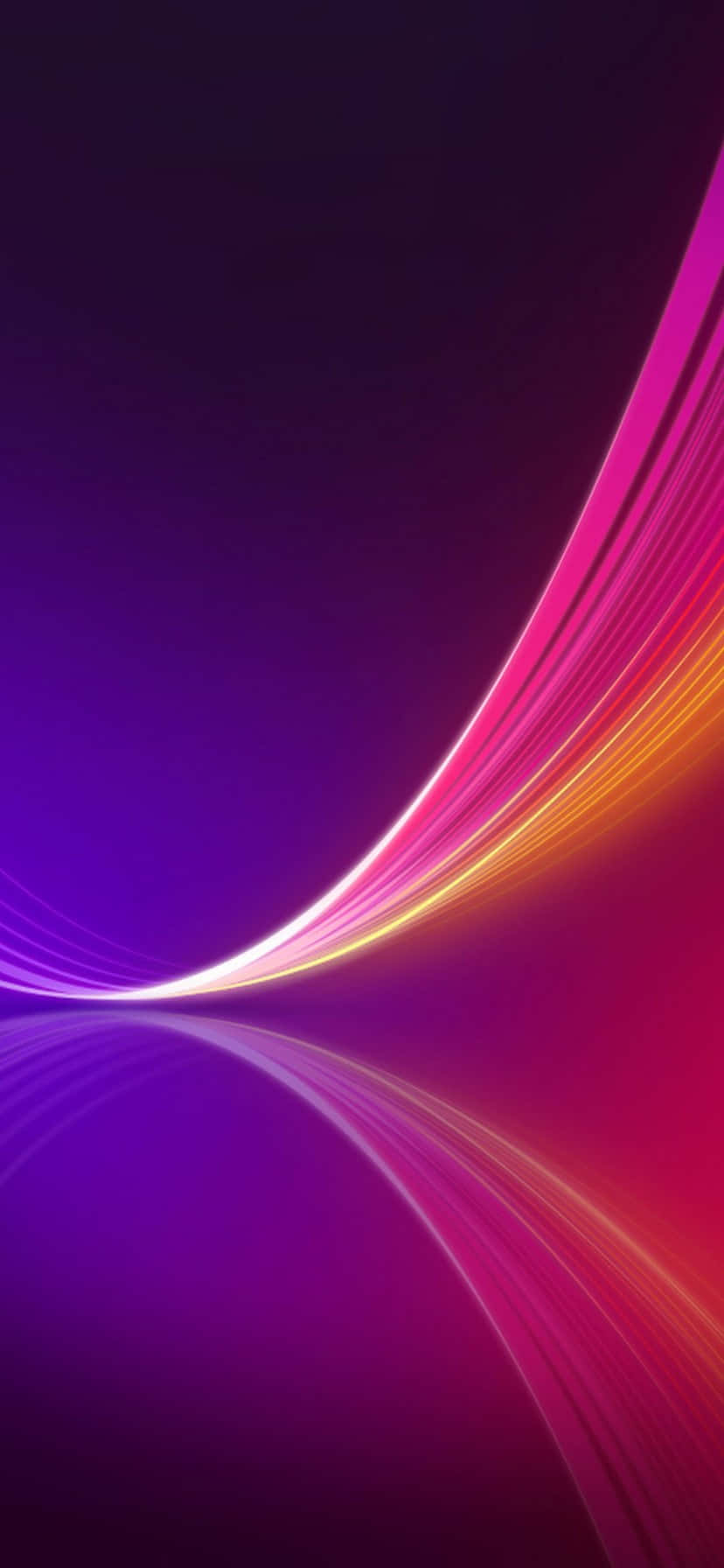 Nakapapreskeng na Asul na Lawa Wallpaper