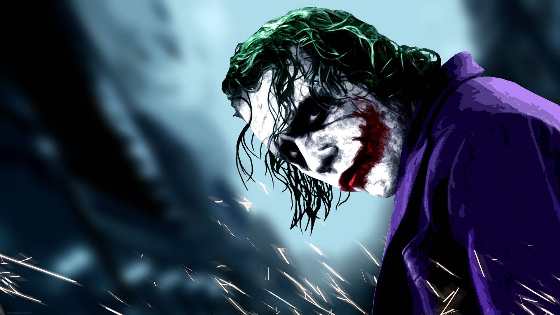 Nakatitig na Joker Wallpaper