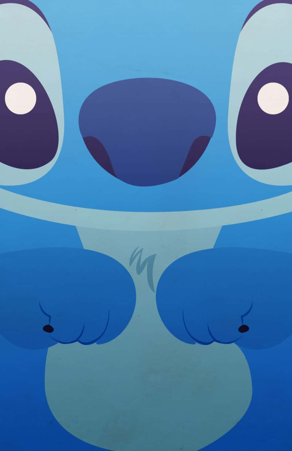 Nakatutuwang Bunny Illustration na iPhone Background Wallpaper