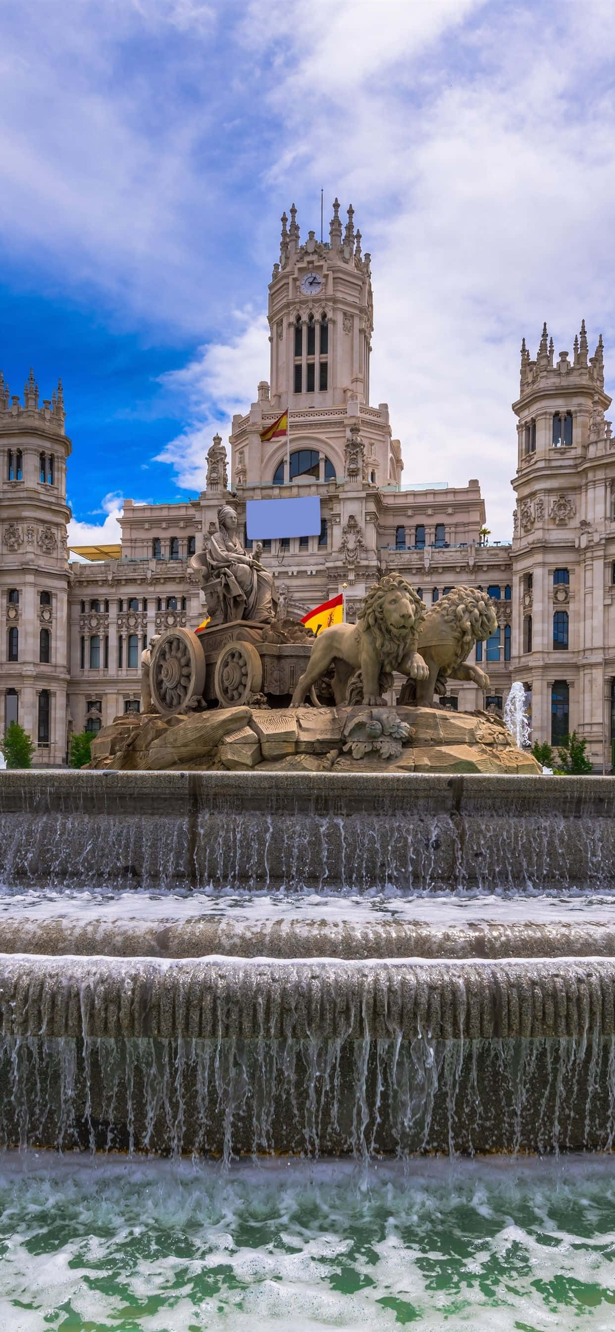 Nakikita ang isang nakamamang paglubog ng araw sa Barcelona, Espanya Wallpaper