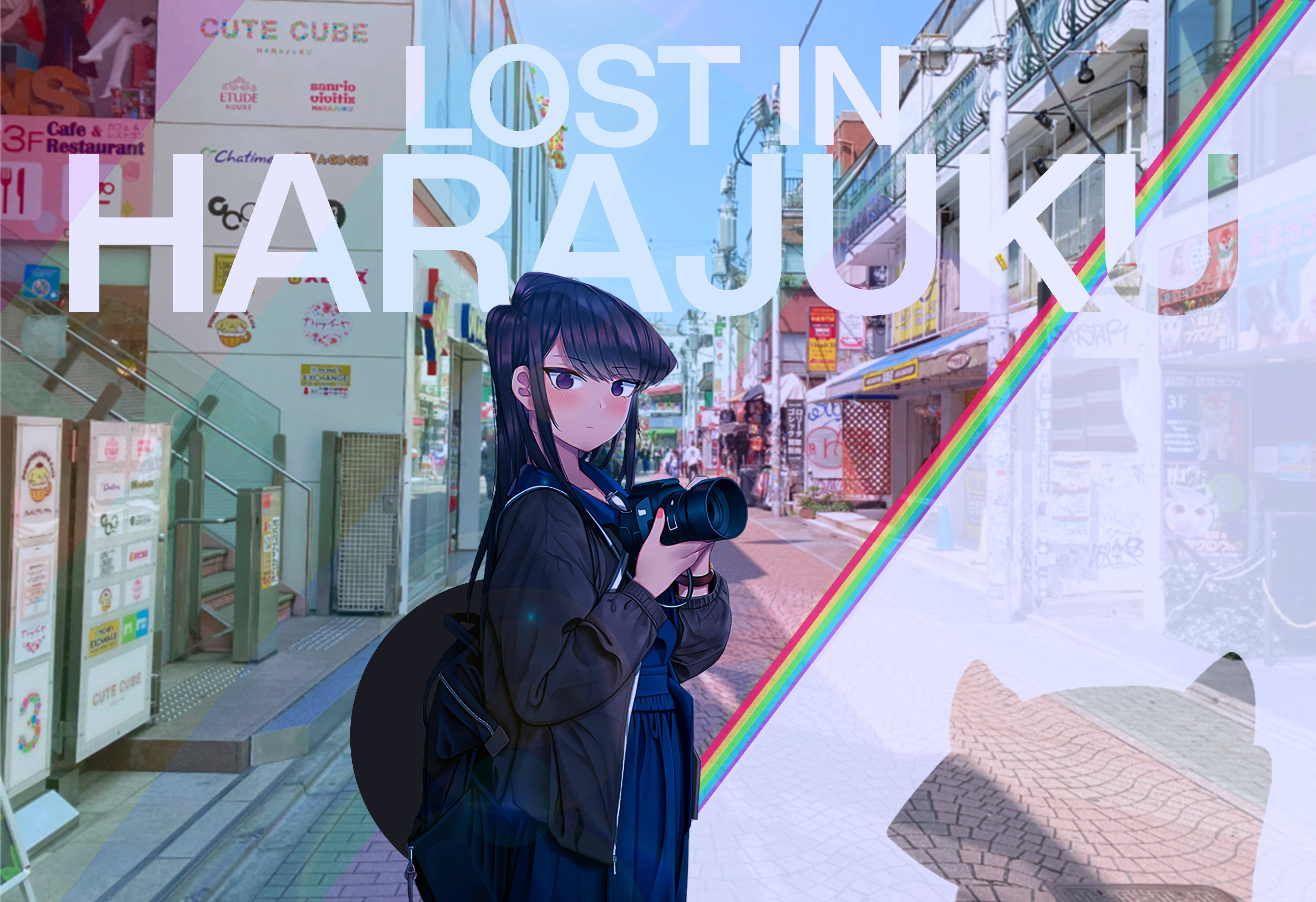 Naligaw sa Harajuku Tokyo Japan na Babae Wallpaper