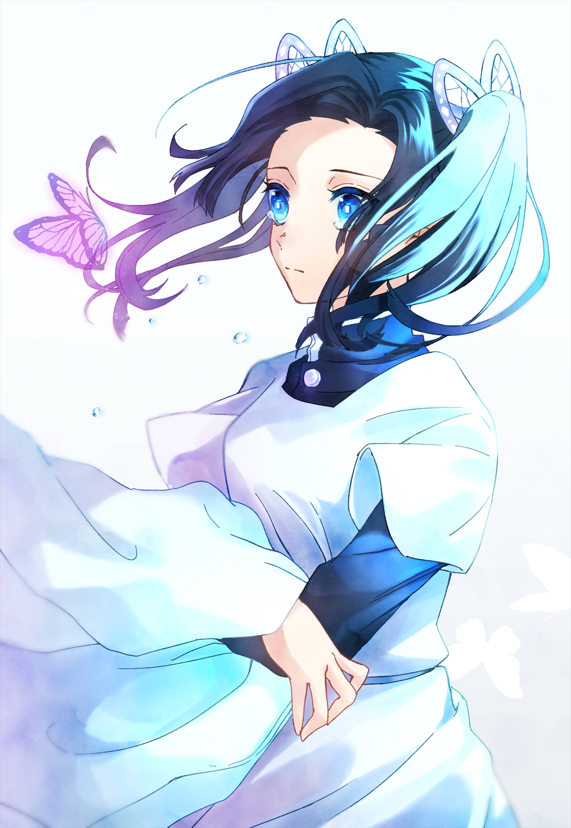 Nalulungkot na Aoi Kanzaki Wallpaper