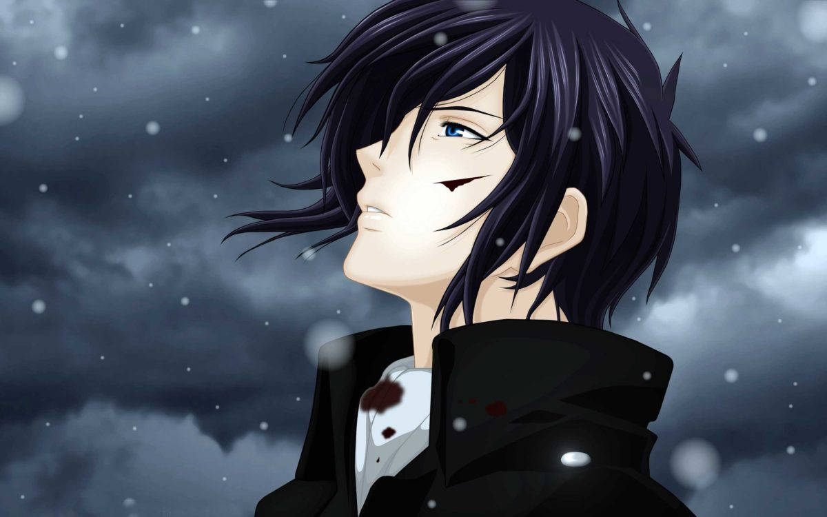Nalulungkot na Edgy Anime Profile Picture Wallpaper