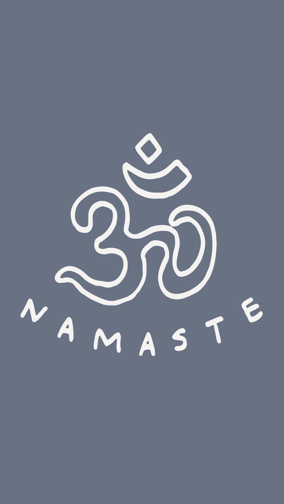 Namaste Espiritwal na Aestetiko Wallpaper