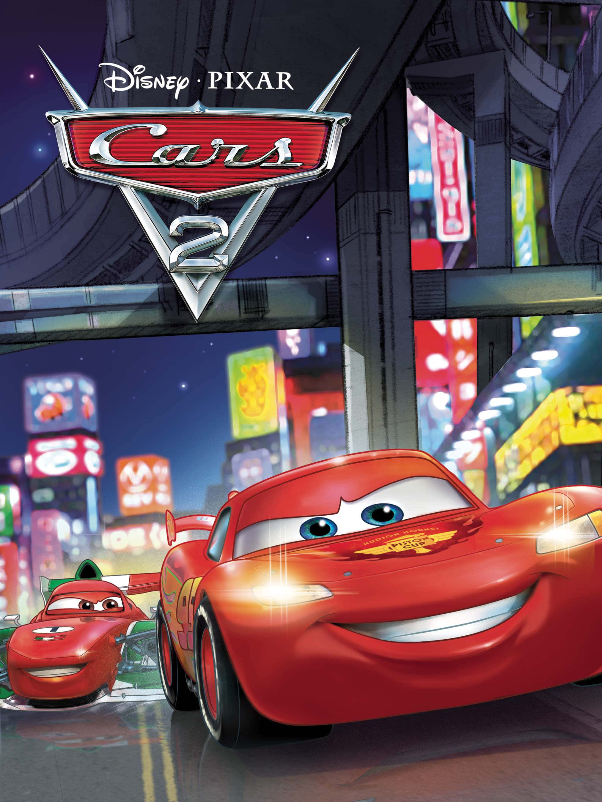 Nanguna si Lightning McQueen sa Cars 2 Wallpaper