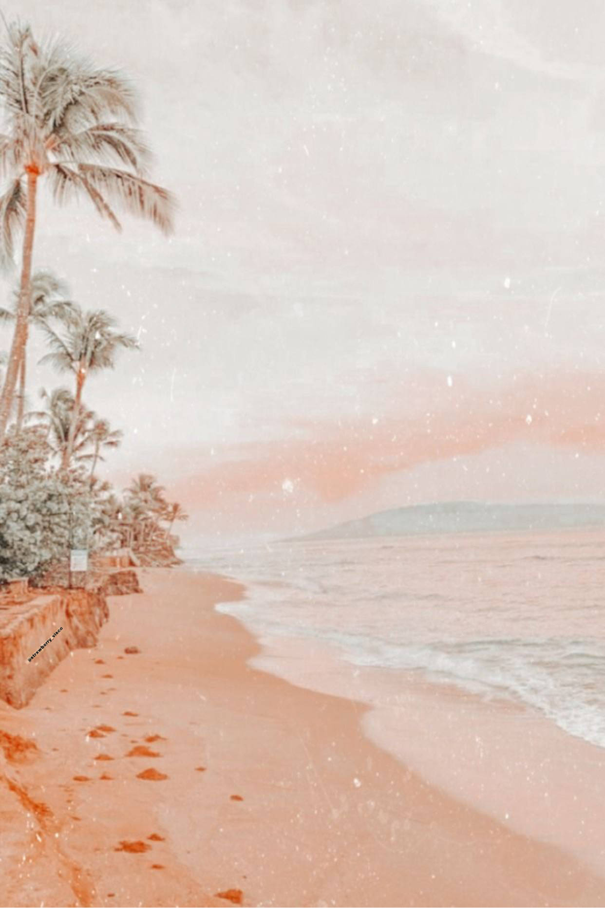 Napaka-Saturate na Karagatan Preppy PFP Wallpaper
