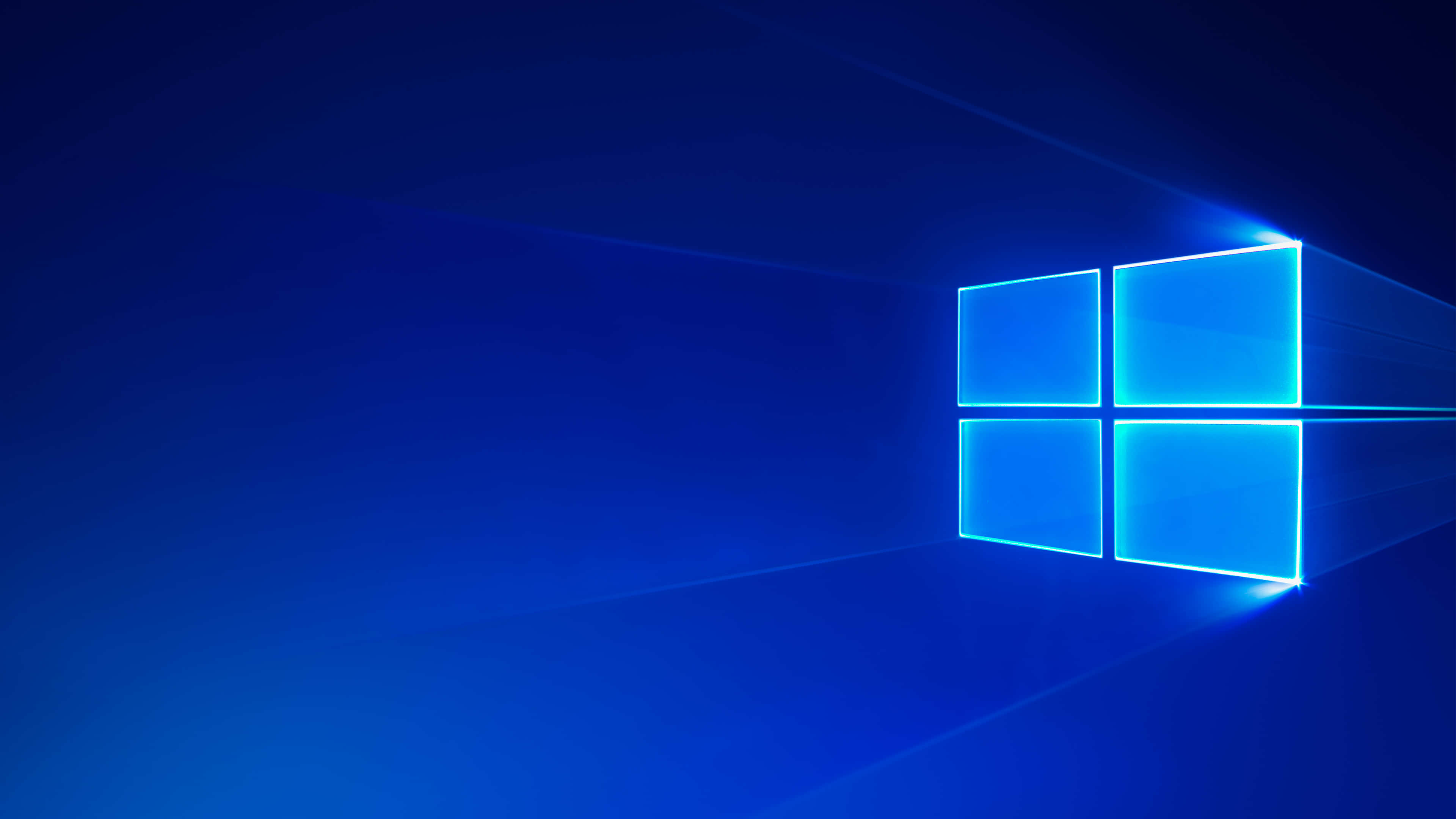 Napakagandang Blue na Windows 10 Background Wallpaper