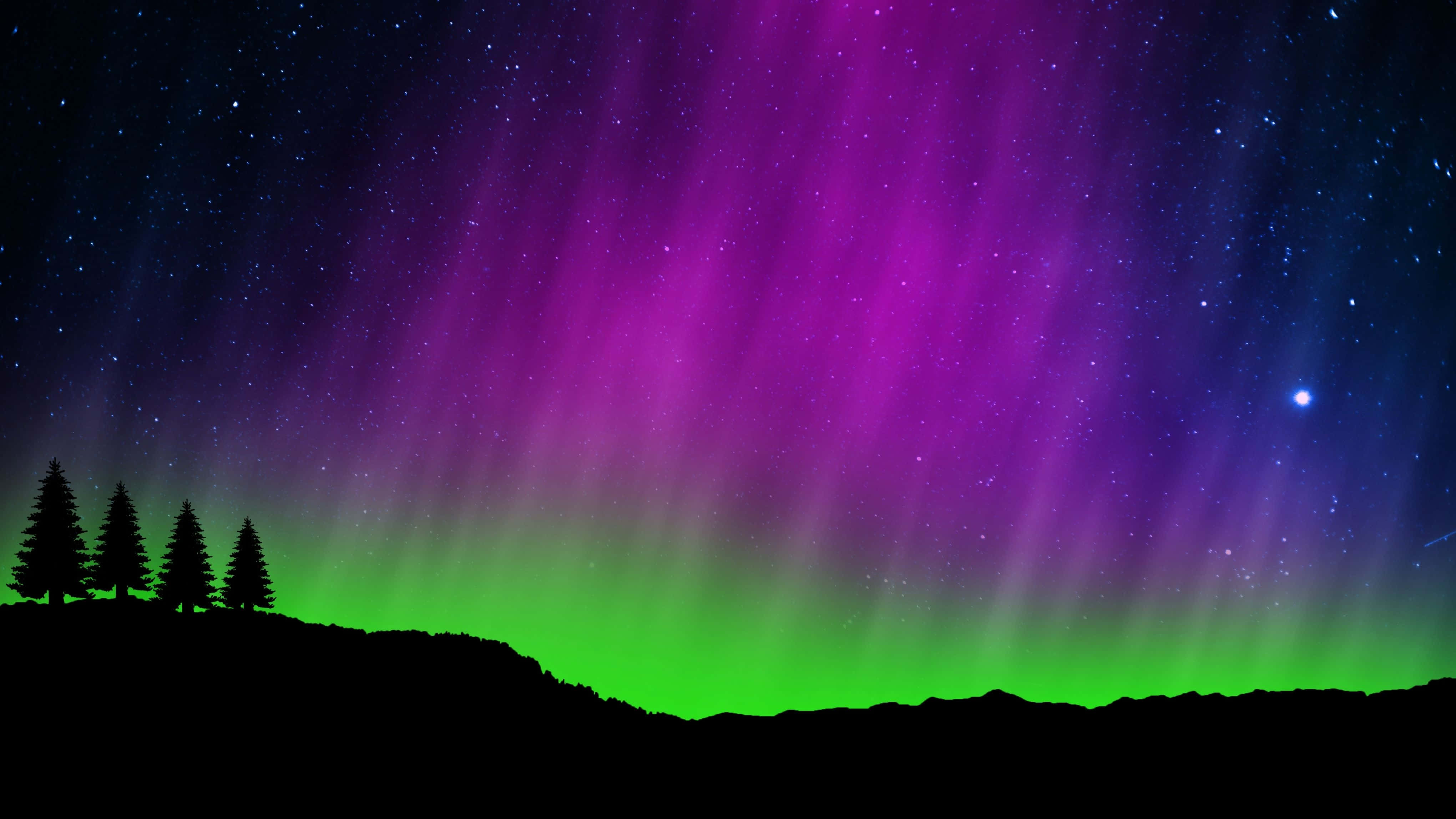 Napakagandang Display ng 4K Monitor Wallpaper