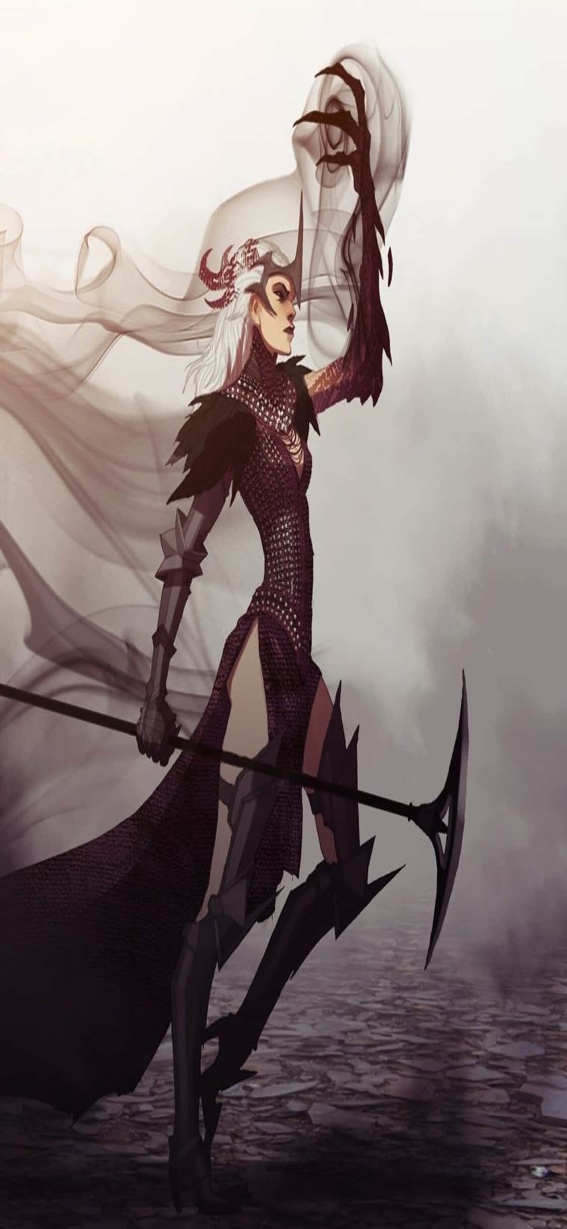 Napakagandang iPhone Xs Dragon Age Inquisition Background Wallpaper