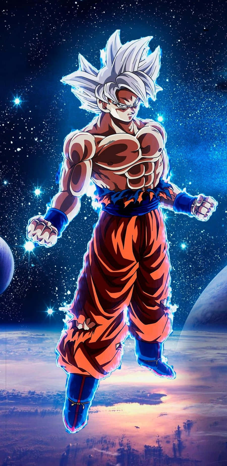 Napakagandang Super Saiyan na si Goku Dragon Ball Super iPhone Wallpaper