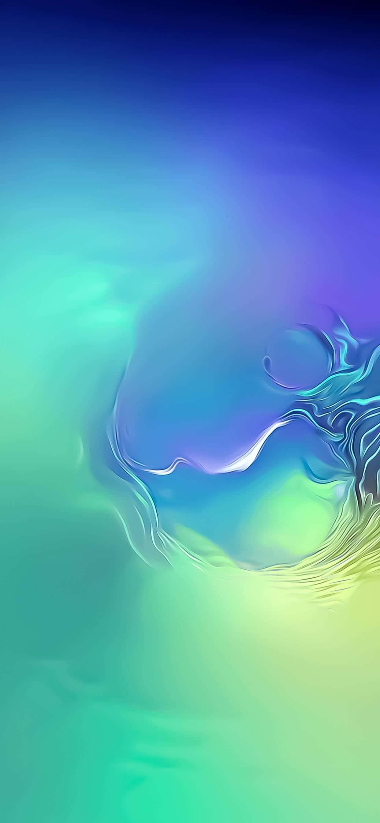Napakagandang Wallpaper ng Galaxy S10 na may Makukulay na Disenyo at Abstract na Estilo Wallpaper