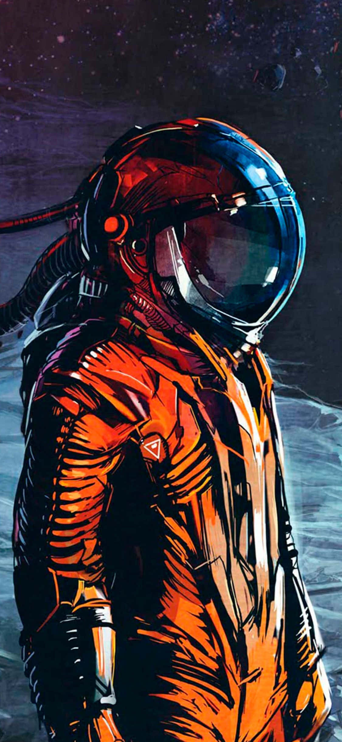 Nararamdam ka bang iba sa mundo? Tignan ang Astronaut iPhone! Wallpaper