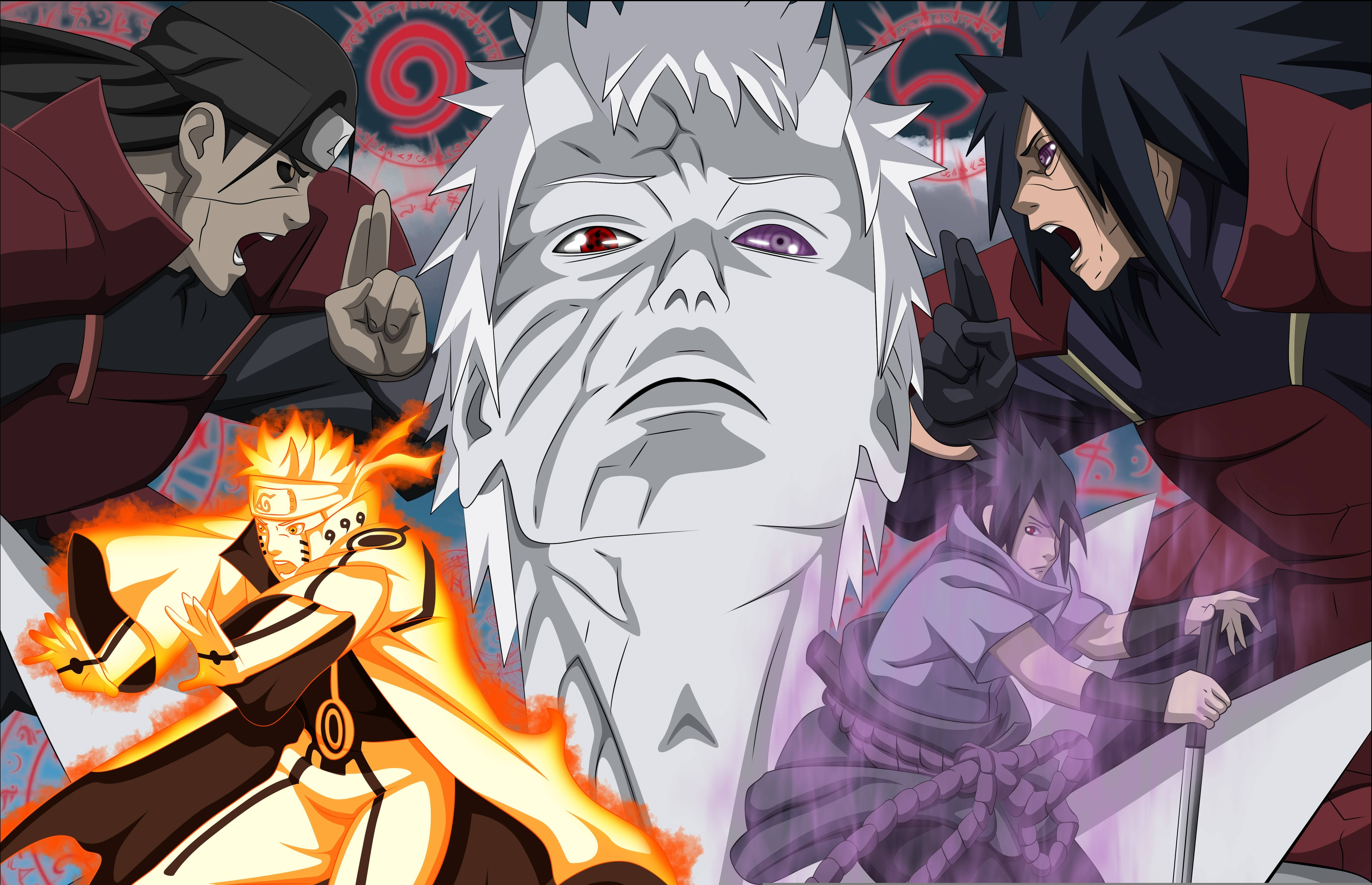 Naruto 4K Obito at Uchiha Wallpaper