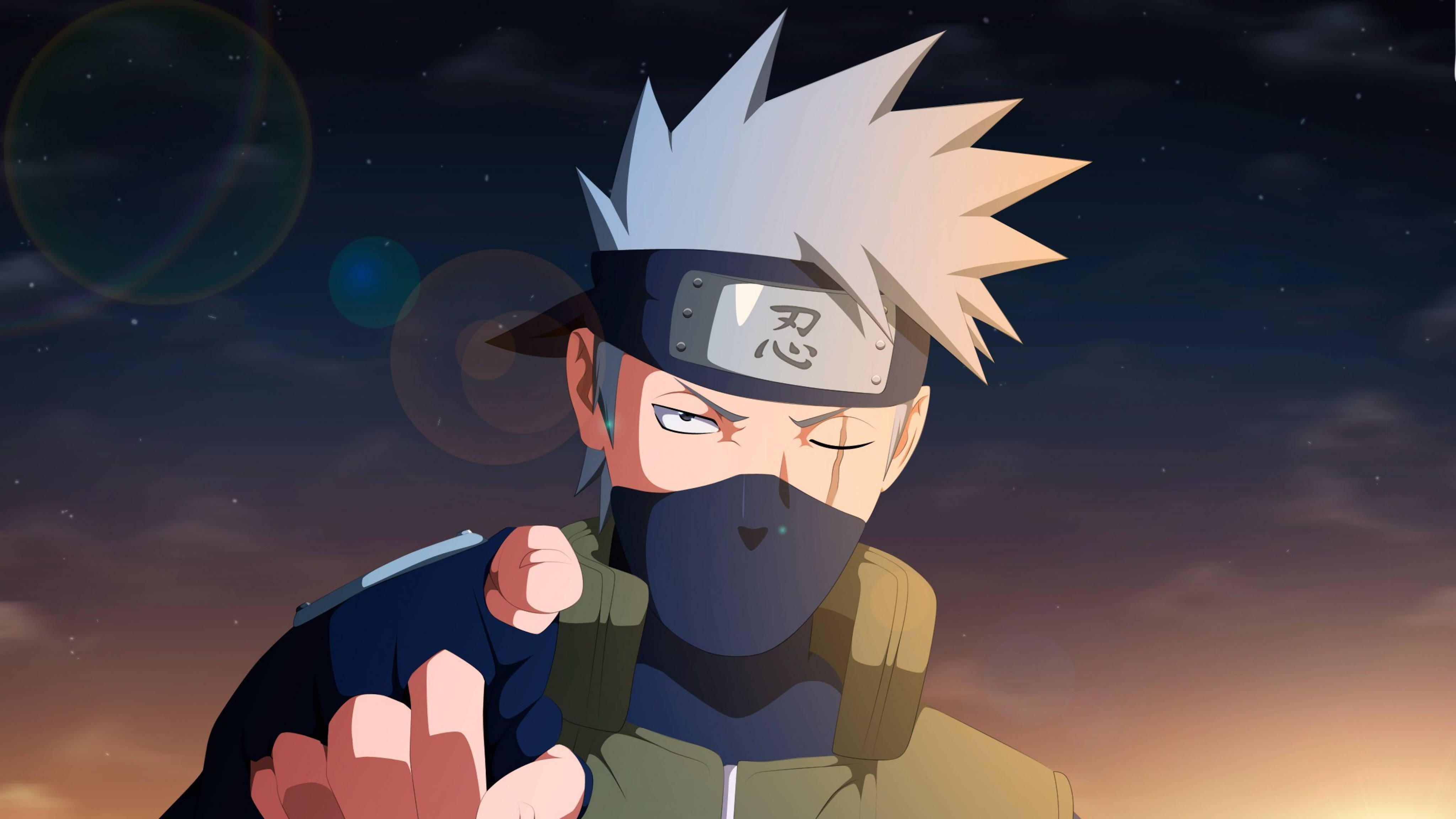 Naruto 4K Seryosong Kakashi Wallpaper
