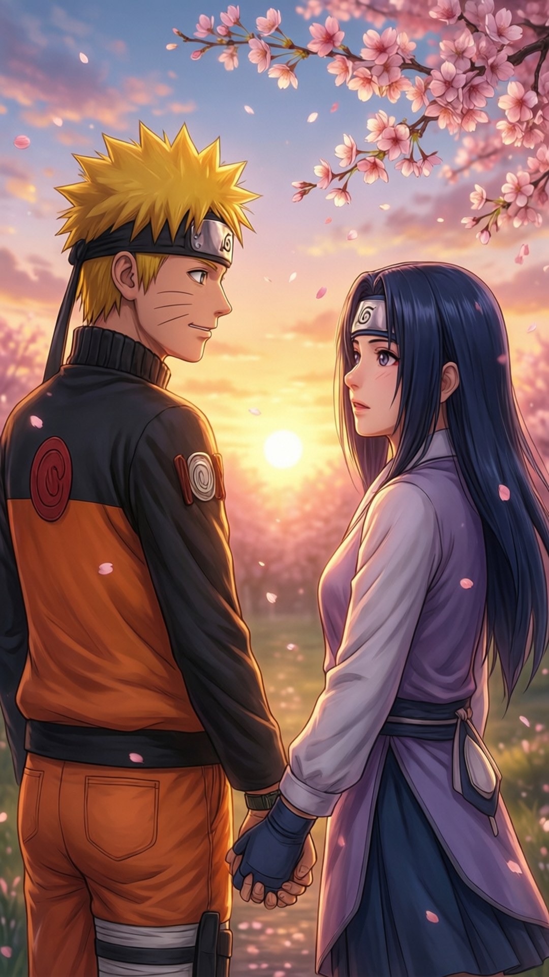 Naruto at Hinata Wallpaper