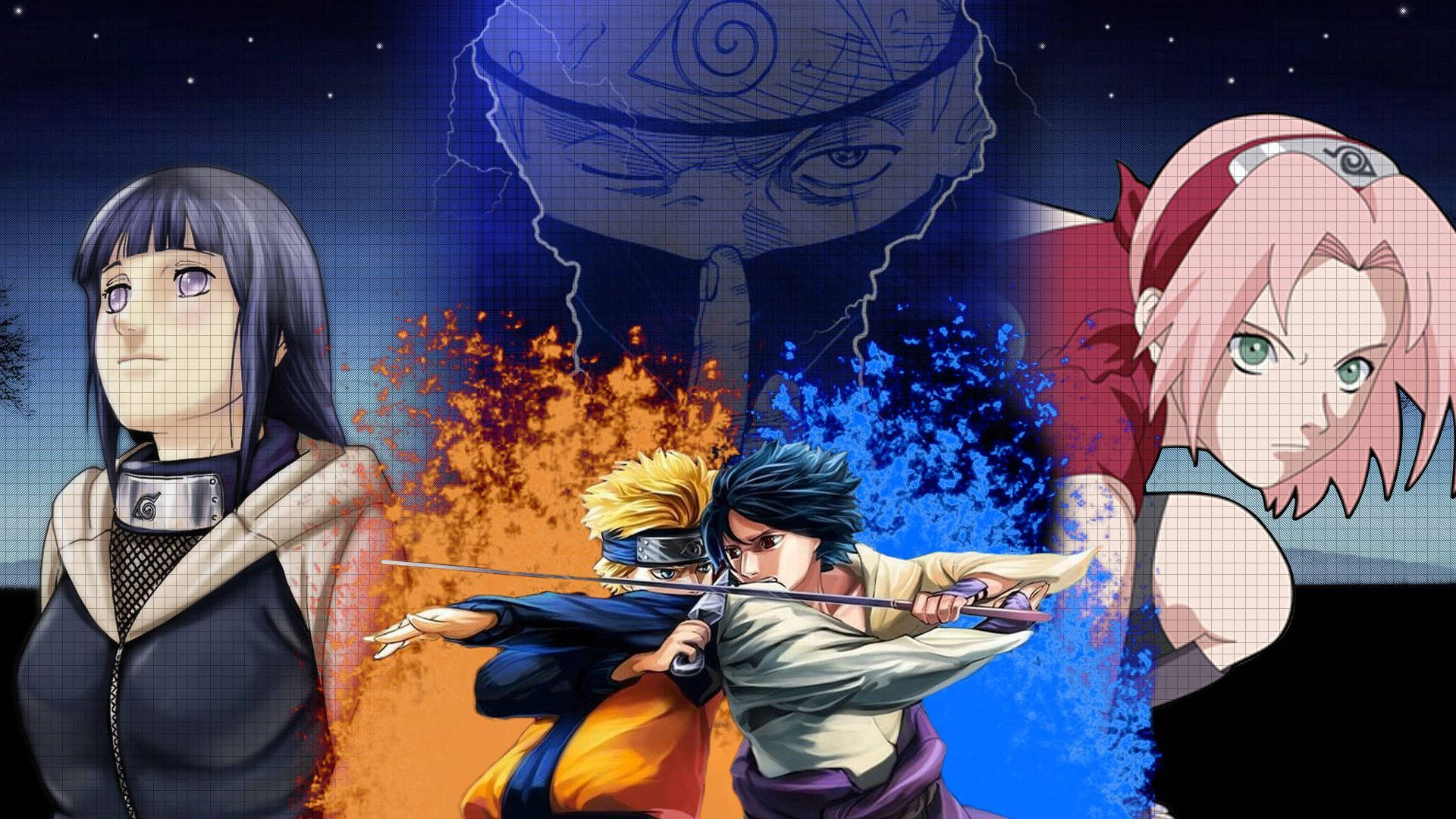 Naruto at Hinata Fanart Wallpaper