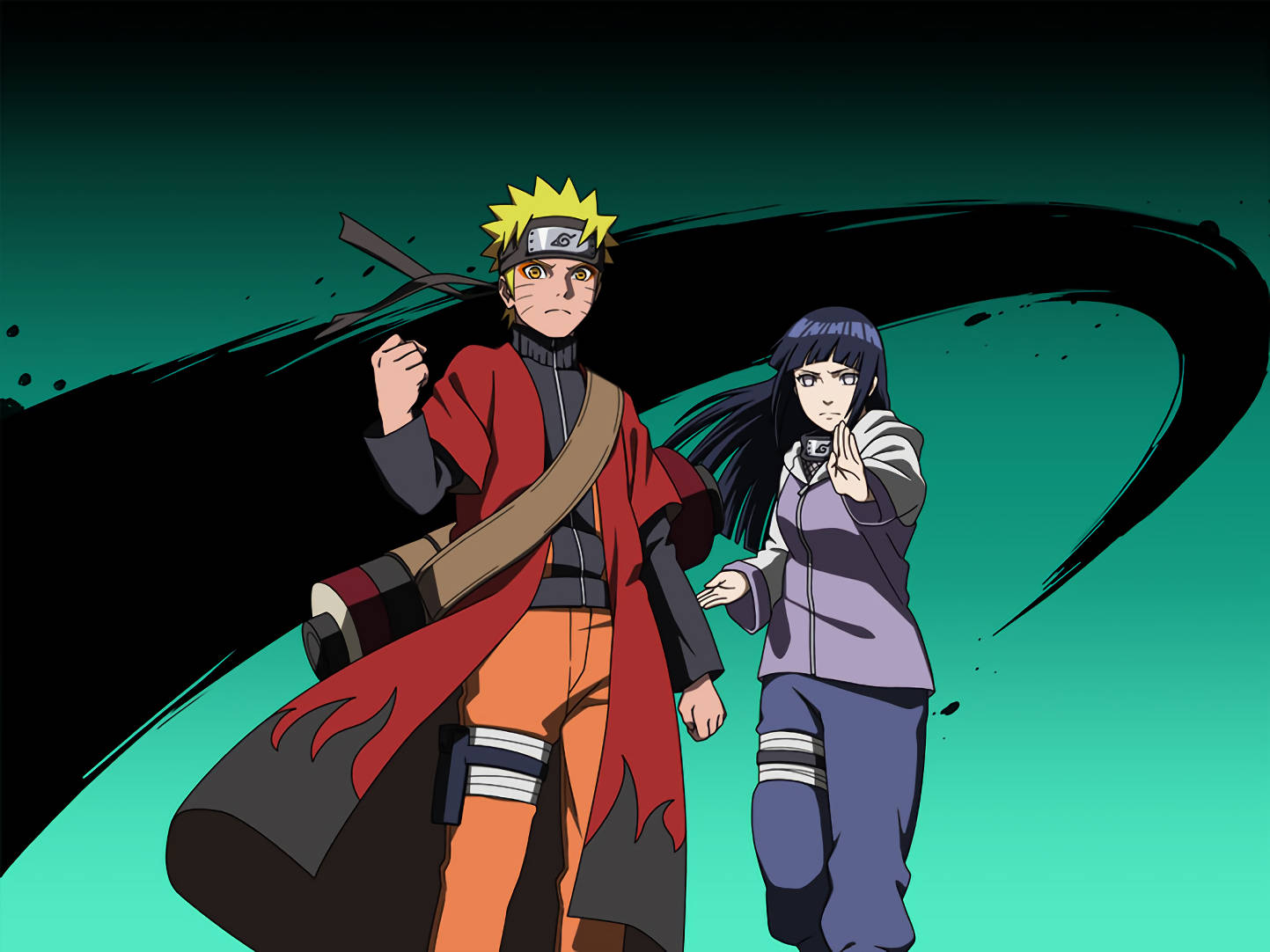 Naruto At Hinata Sage Mode Wallpaper