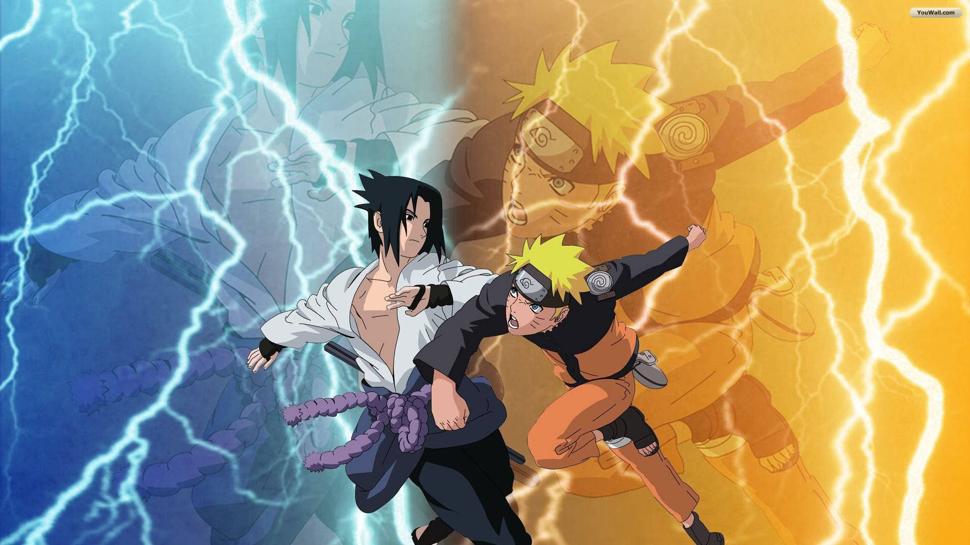 Naruto at Sasuke Teen Wallpaper