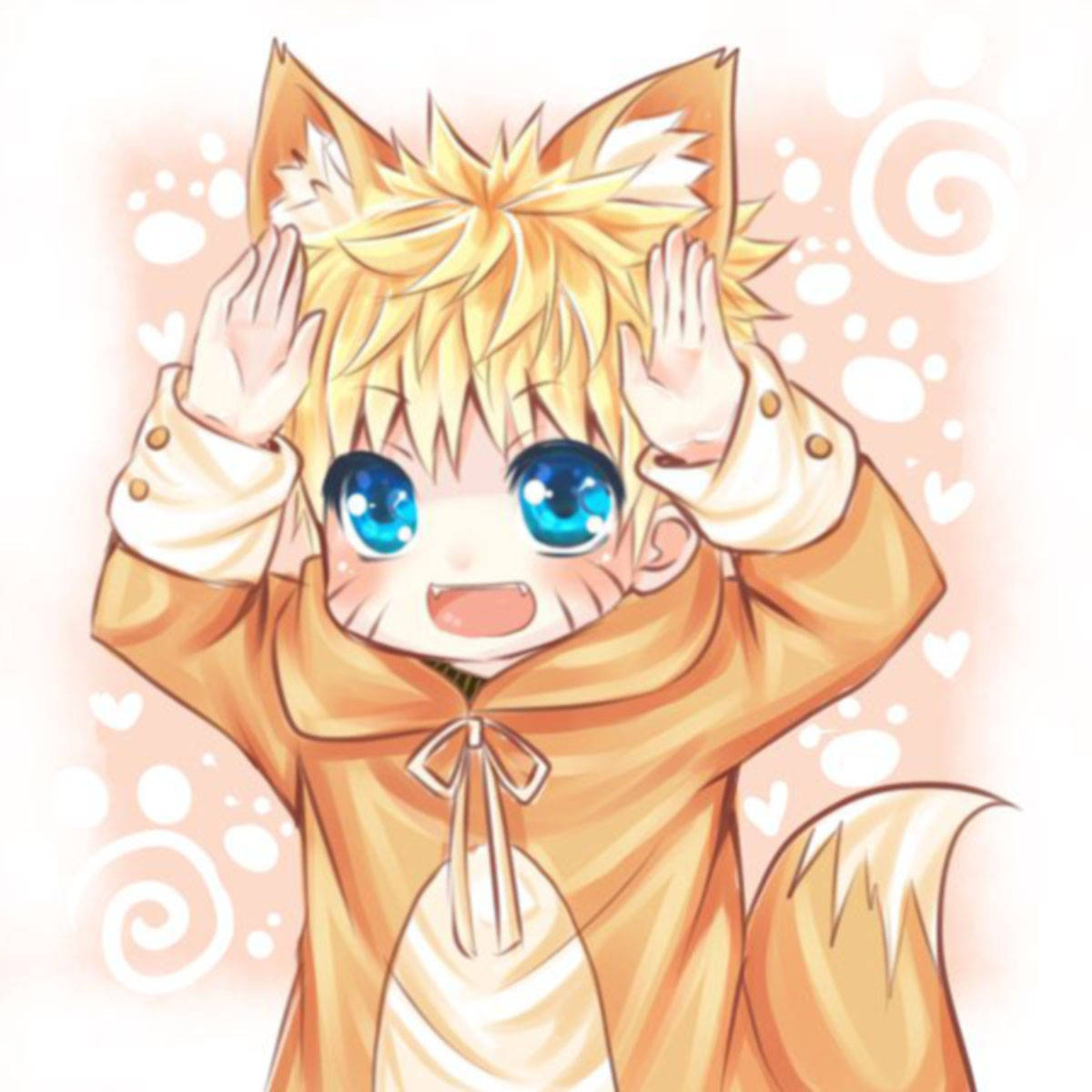 Naruto Fox Chibi na Cute Wallpaper