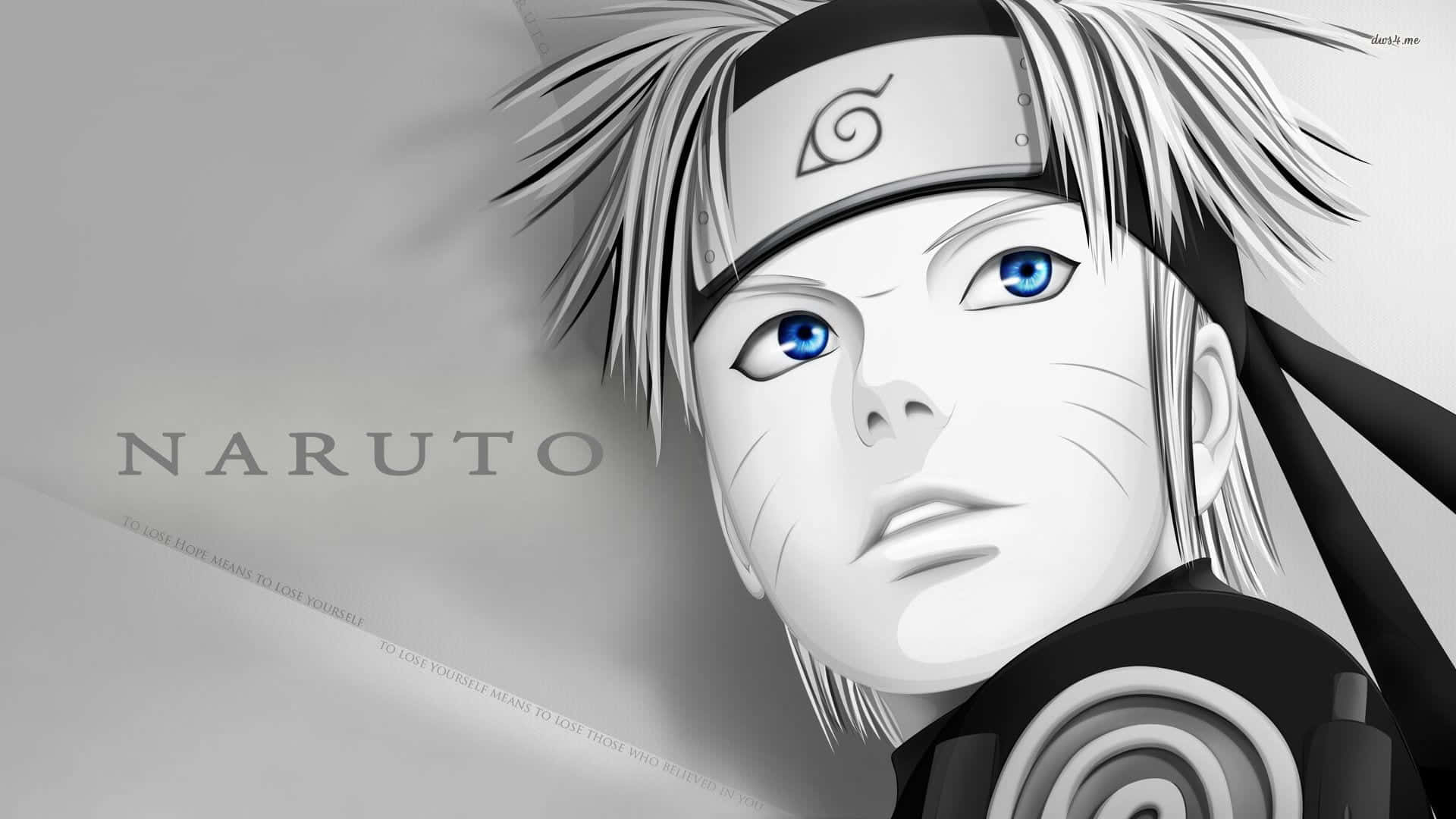 Naruto Maputing Asul na Mata Wallpaper