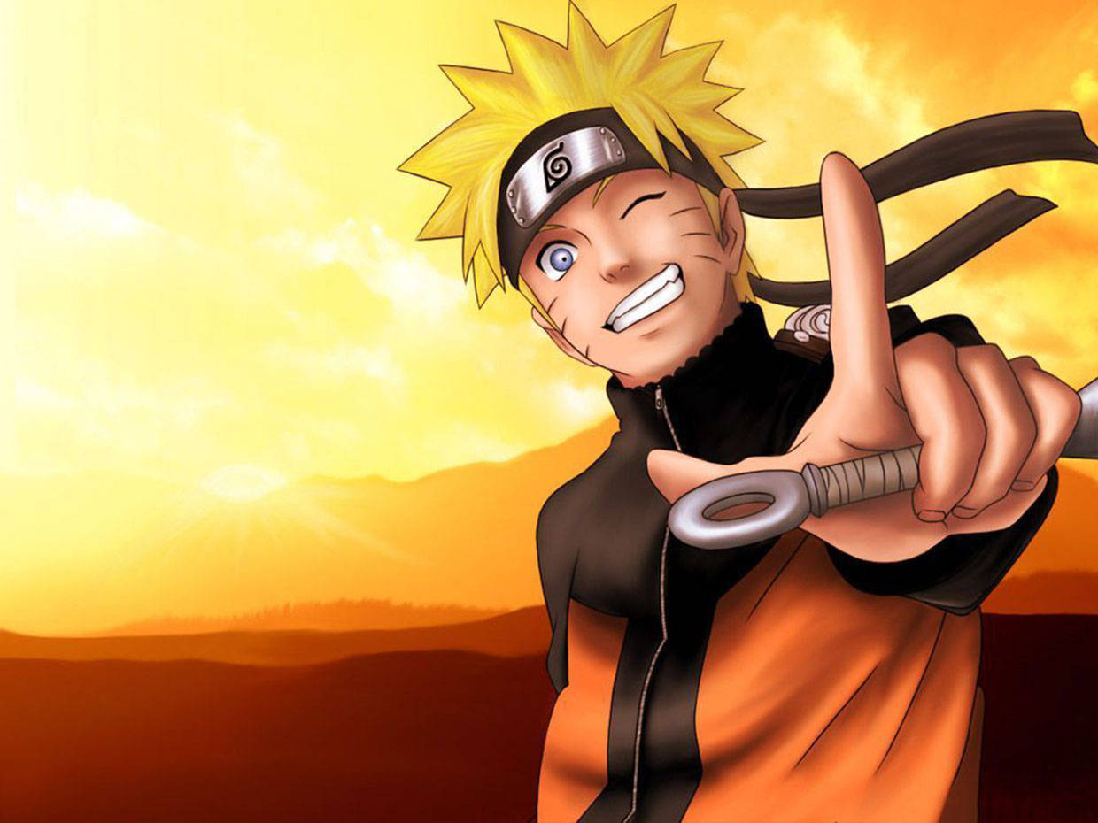 Naruto na Nakatanglaw Wallpaper