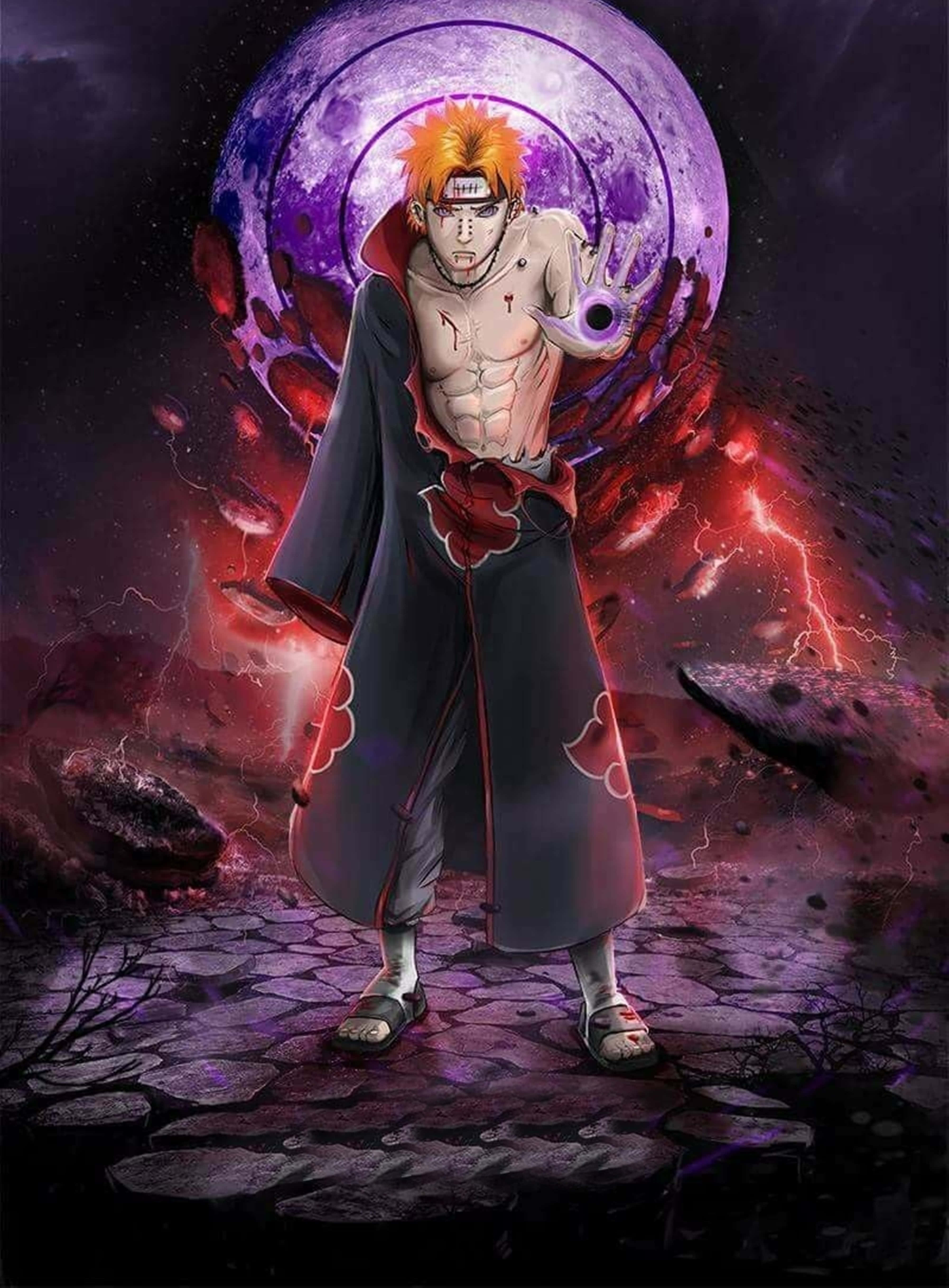 Naruto Pain Nagbabagong-anyo 4K Wallpaper