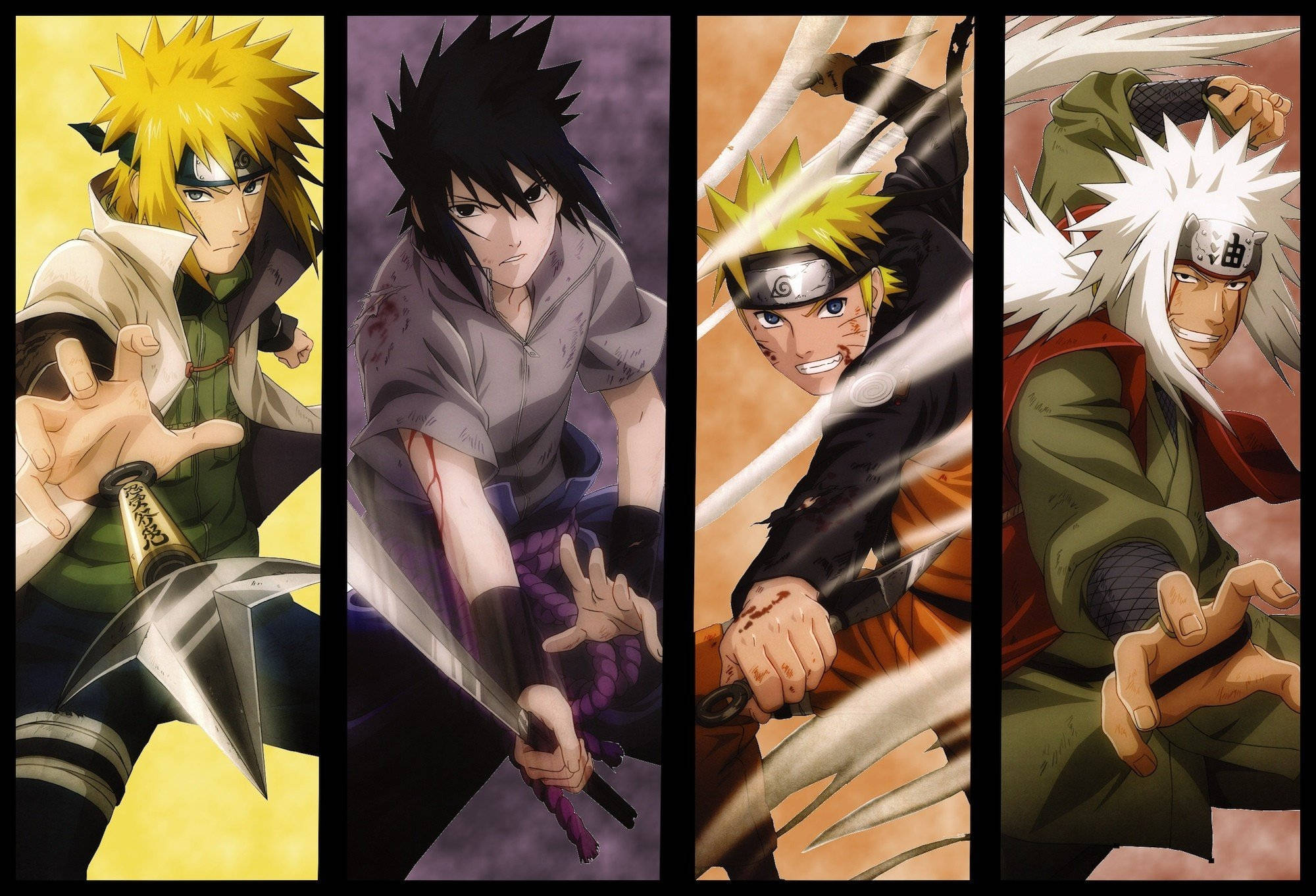 Naruto Poster at Iba Pang mga Ninja Wallpaper