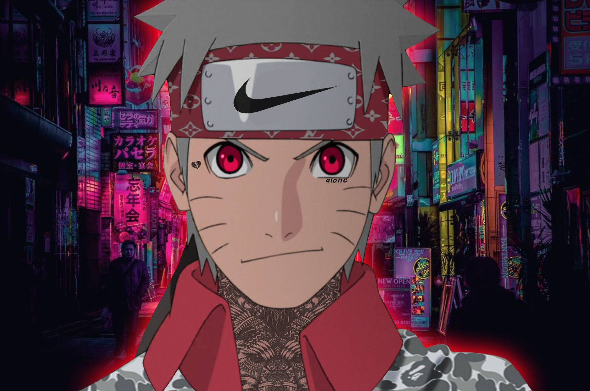 Naruto sa Estilong Urban Swag Wallpaper