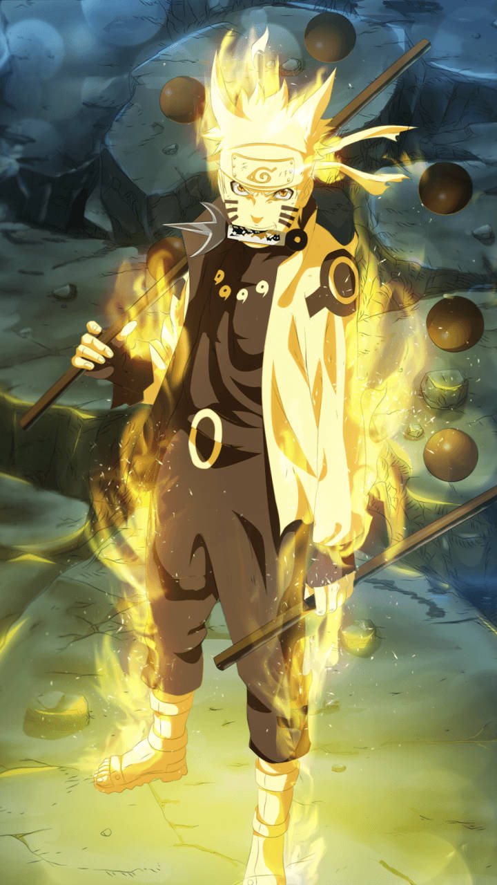 Naruto Telepono Nagliliyab Wallpaper