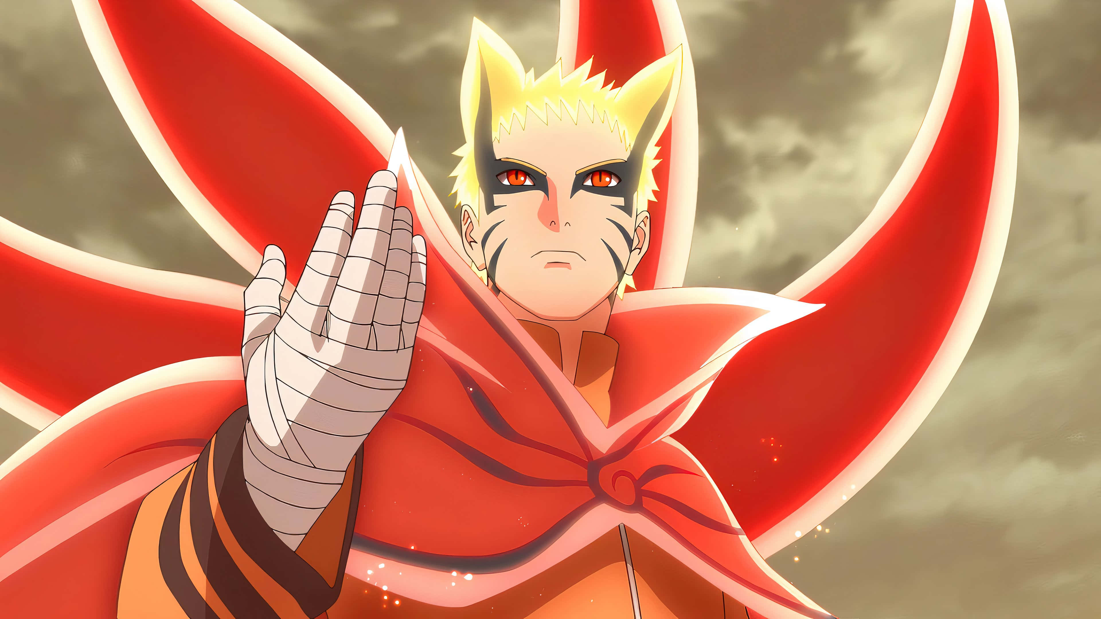 Naruto Uzumaki humaharap sa laban Wallpaper