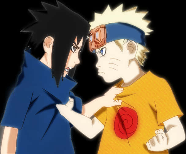 Naruto_vs_Sasuke_ Paghaharap Wallpaper