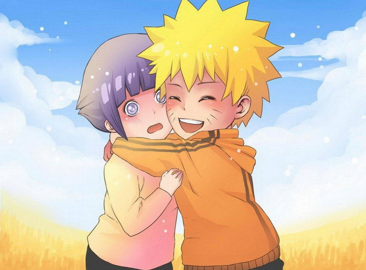 Naruto Yakap na Cute Wallpaper