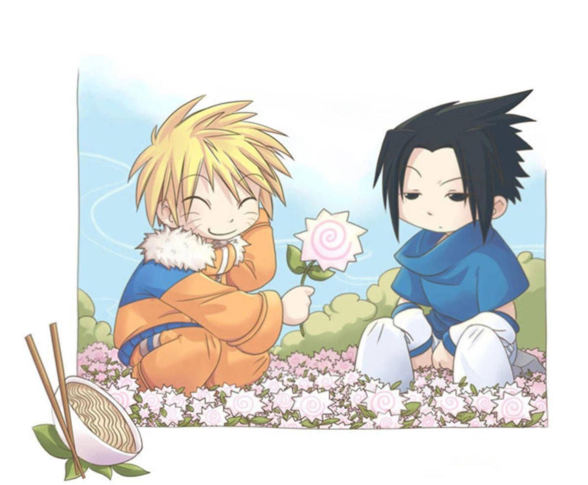 Narutomaki Bulaklak na Cute ni Naruto Wallpaper