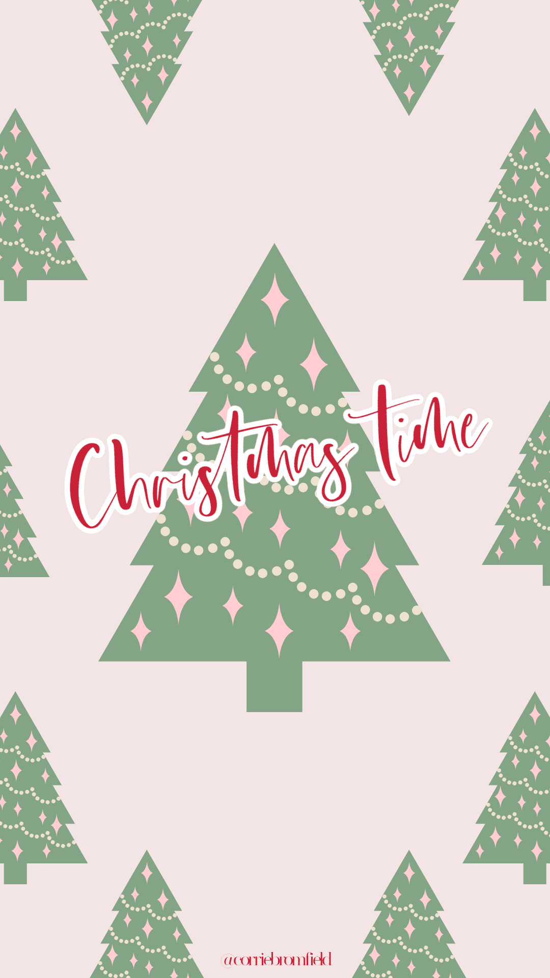 Natatanging Background ng Telepono para sa Pasko Wallpaper