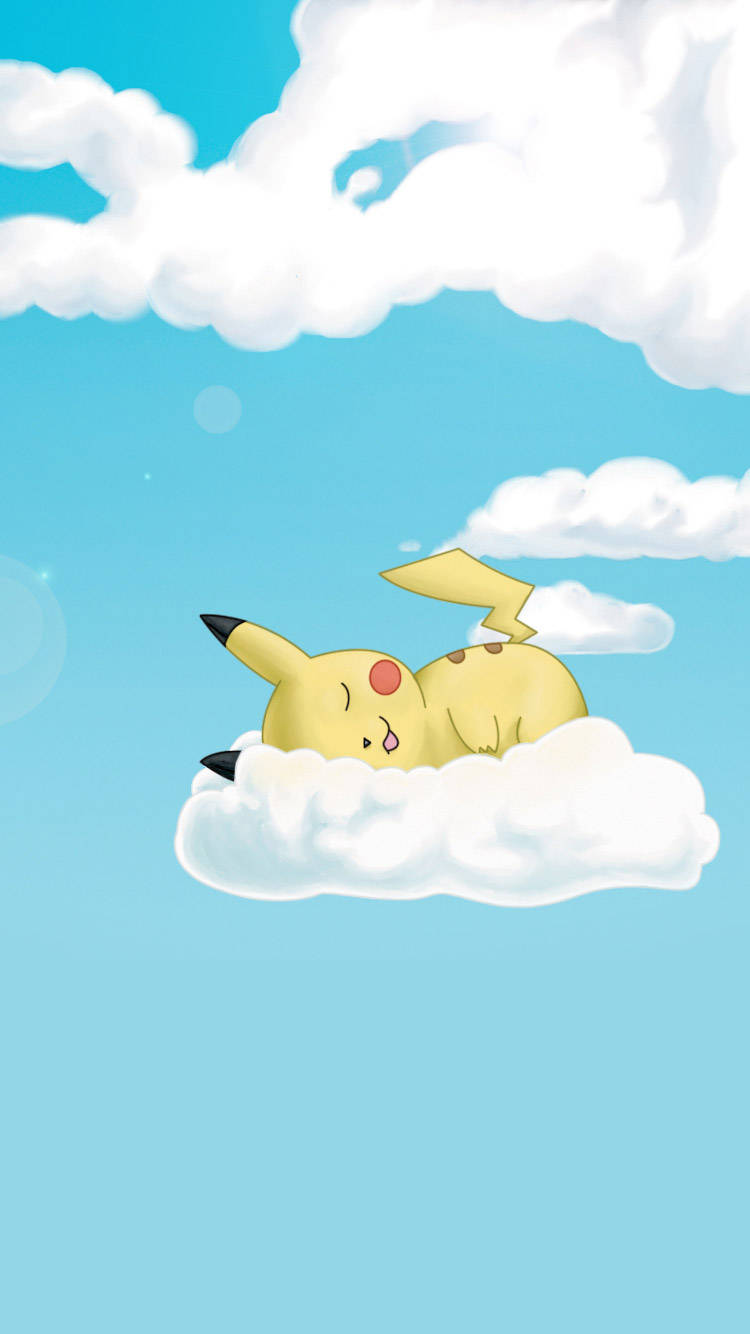 Natutulog na Pikachu iPhone Wallpaper