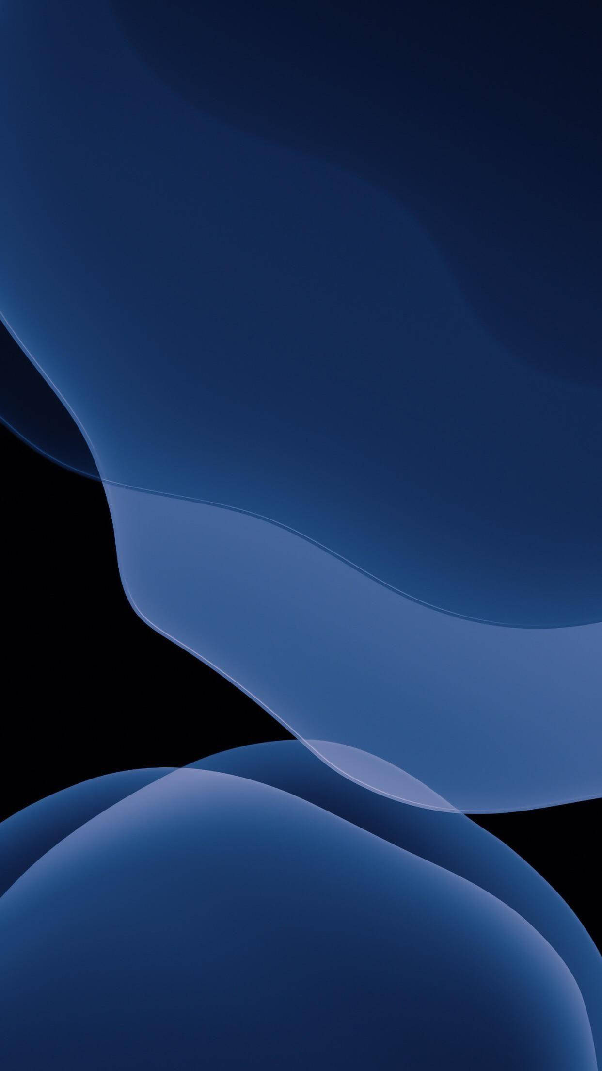 Navy Blue na Lock Screen ng iPhone Wallpaper