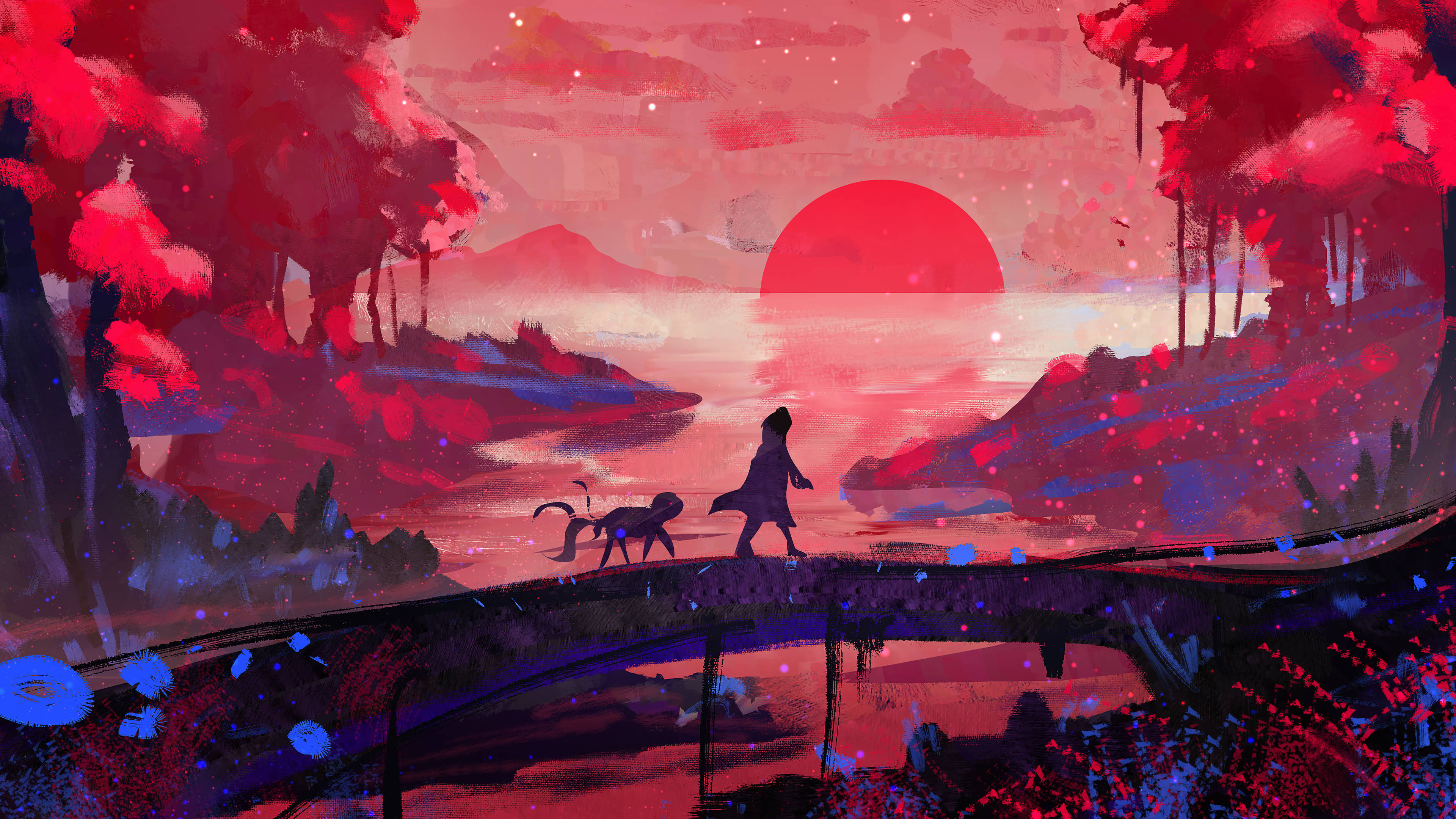 Nawala Sa Kagubatan Na Larawan Wallpaper