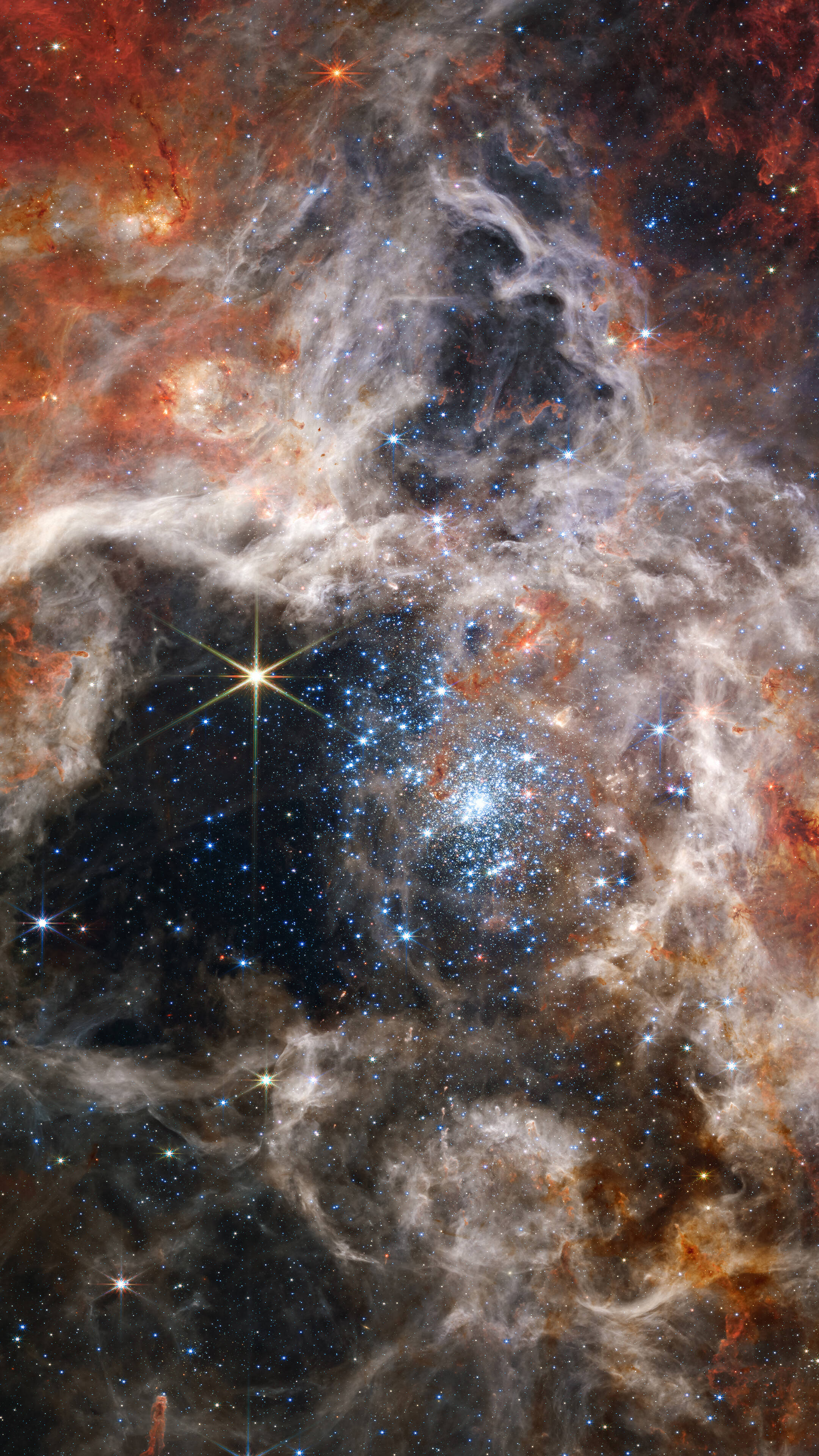 Nebula Ulap sa Kalawakan 4K Phone Wallpaper