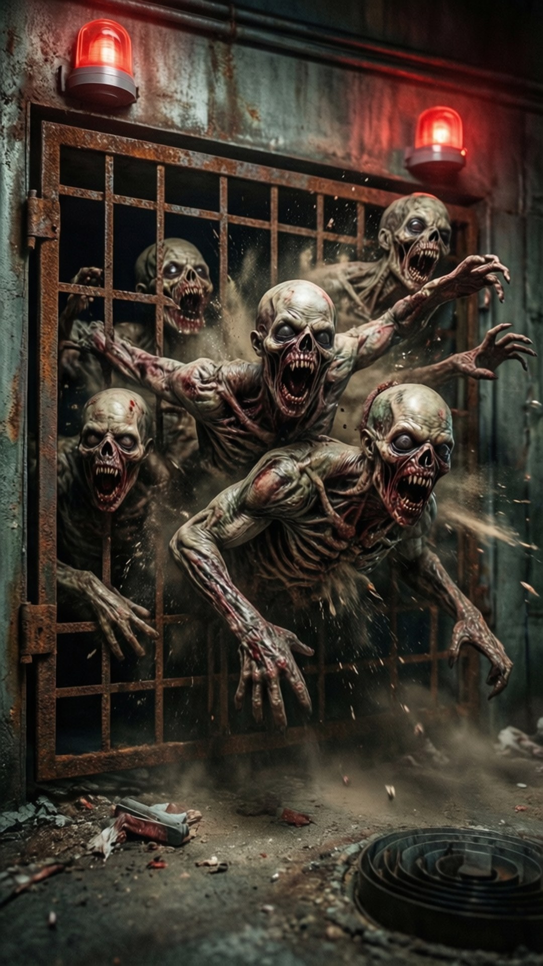 Necromorphs mula sa mga Vent Wallpaper
