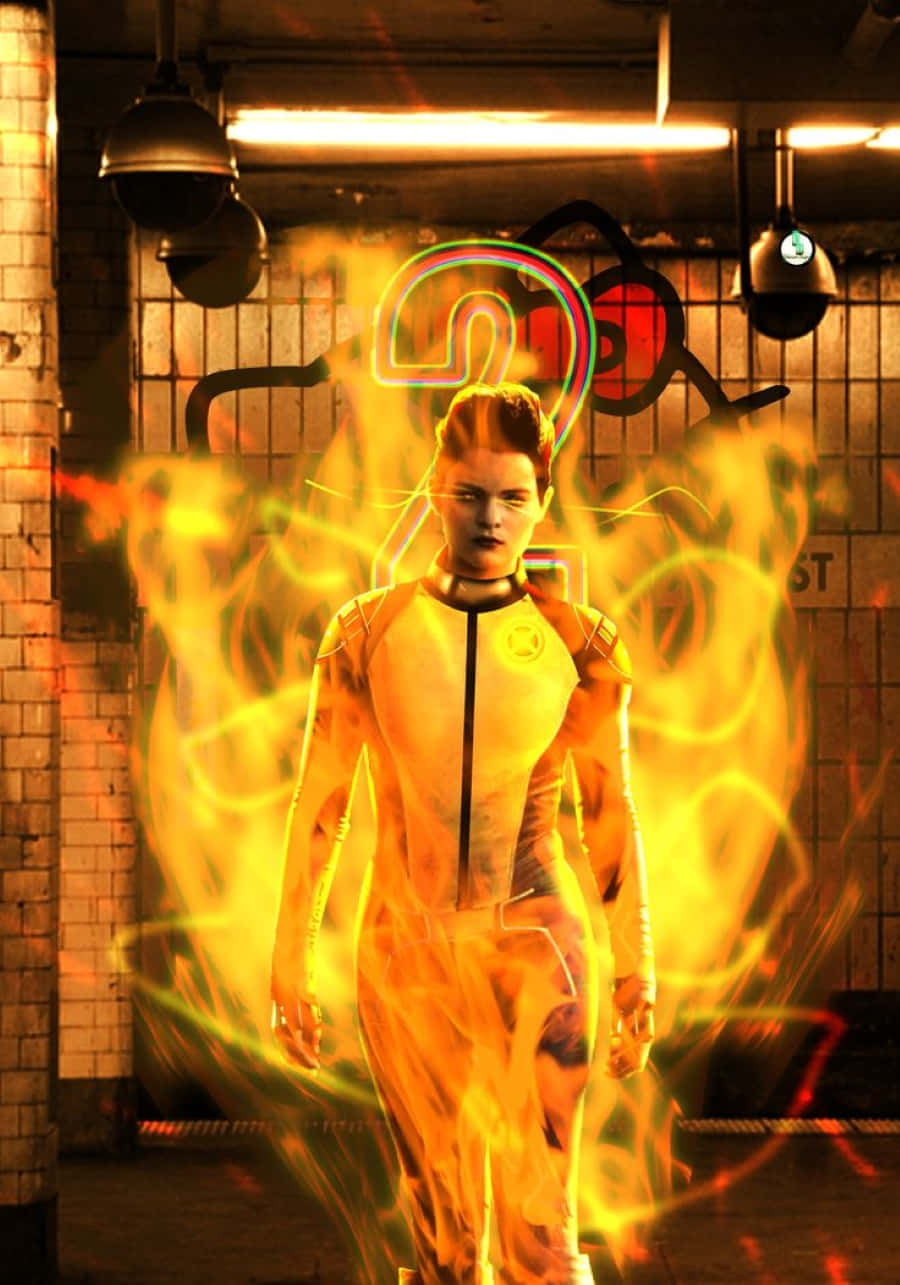 Negasonic Teenage Warhead sa Aksyon Wallpaper